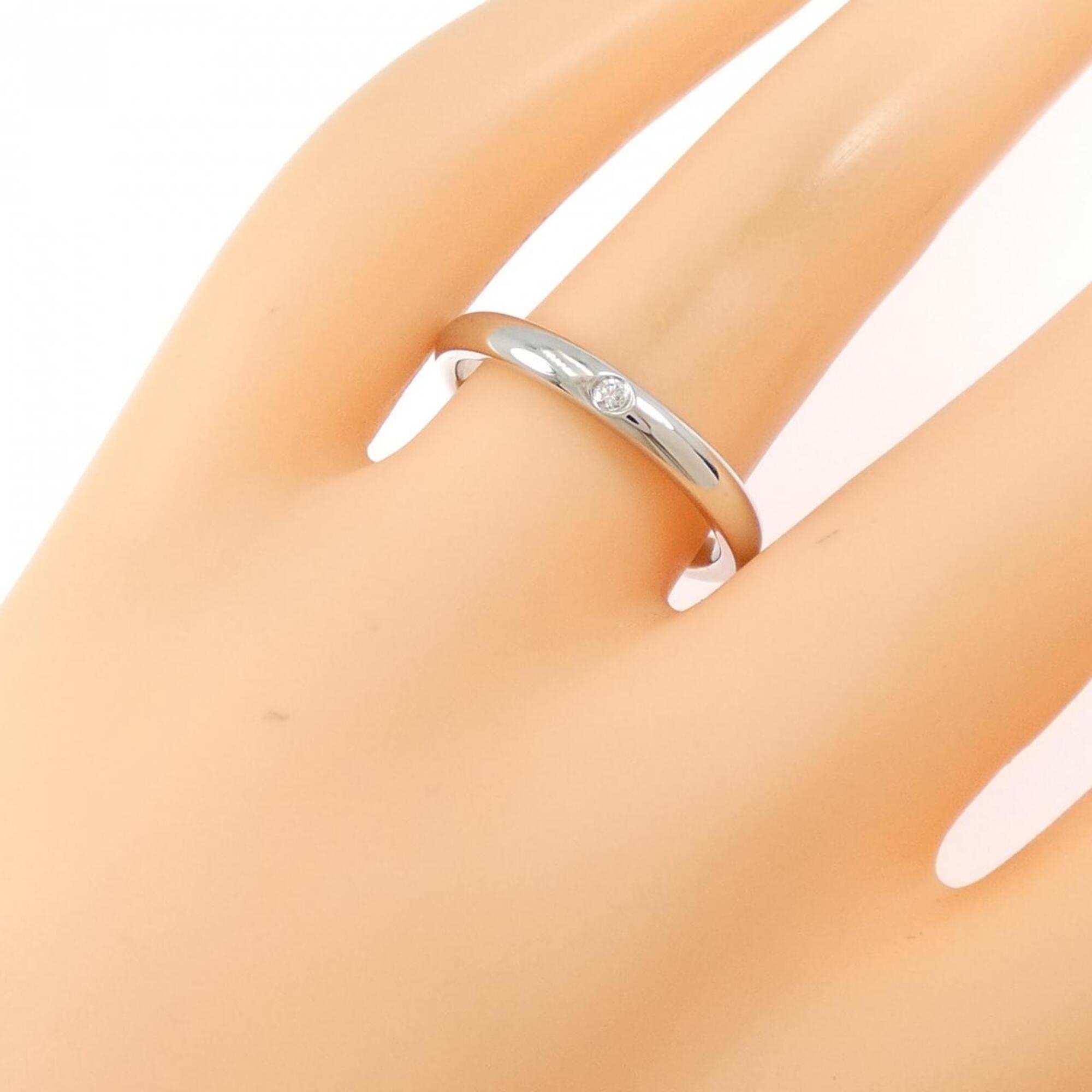 Tiffany Platinum Platinum 950 Band Ring (Pre-Owned)