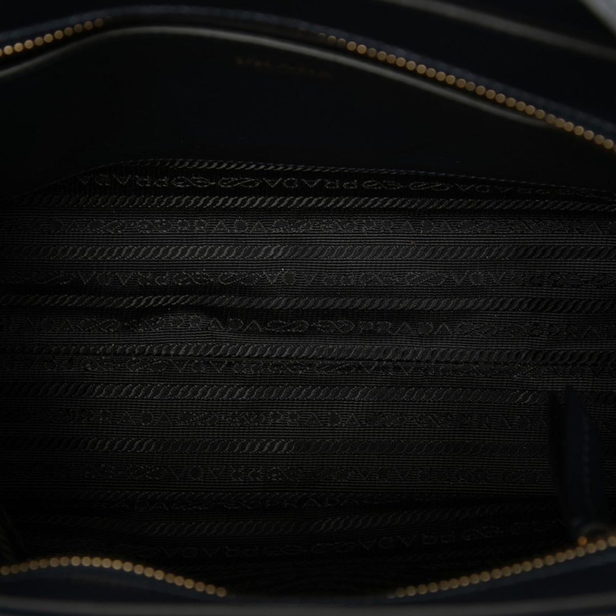 Prada Navy Leather Handbag Shoulder Bag (Pre-Owned)