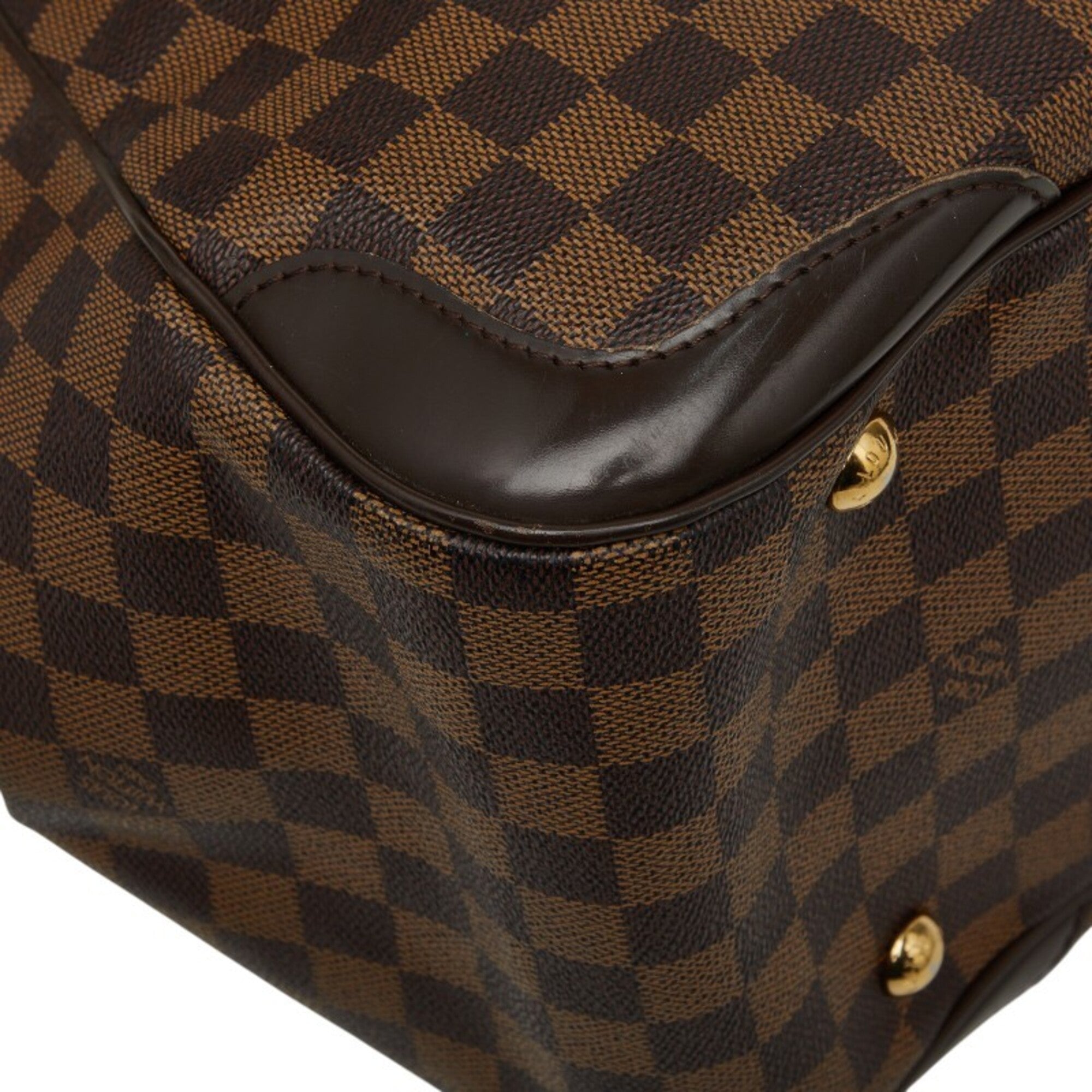 Louis Vuitton Brown Pvc Leather Handbag Tote Bag (Pre-Owned)
