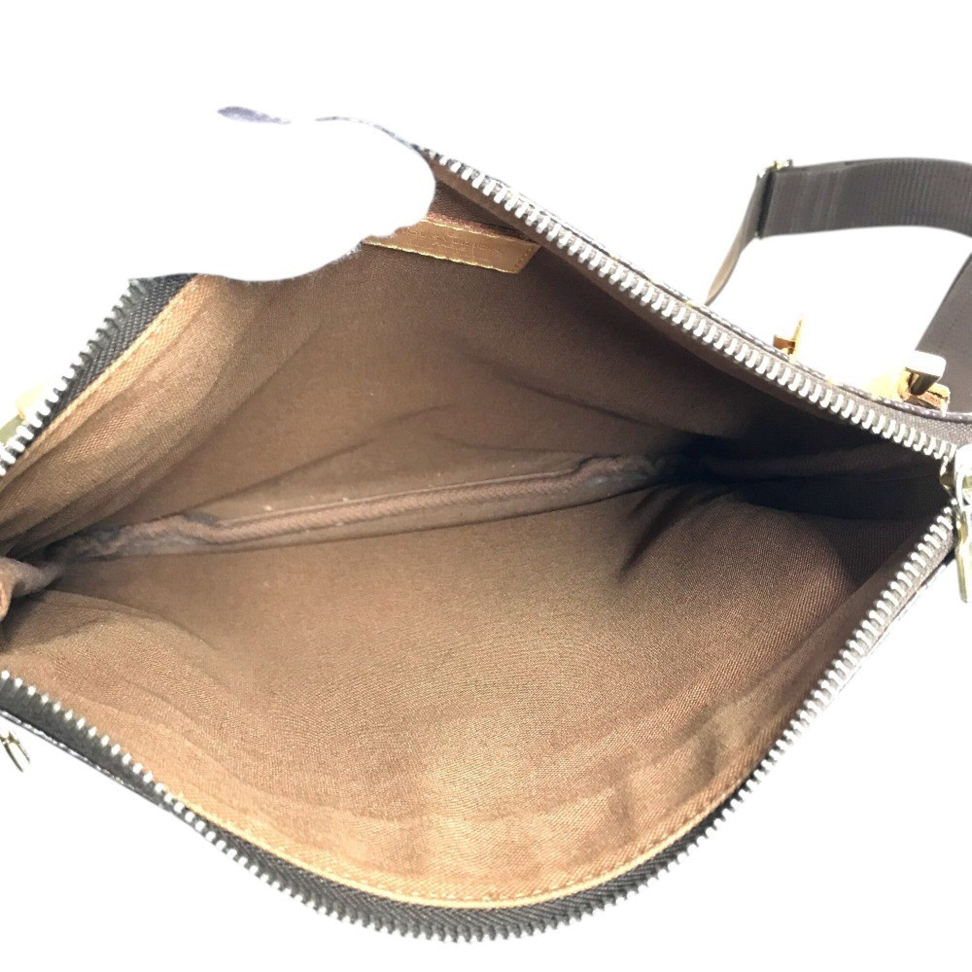 Louis Vuitton Brown Galle Monogram Monogram Pochette Shoulder Bag (Pre-Owned)