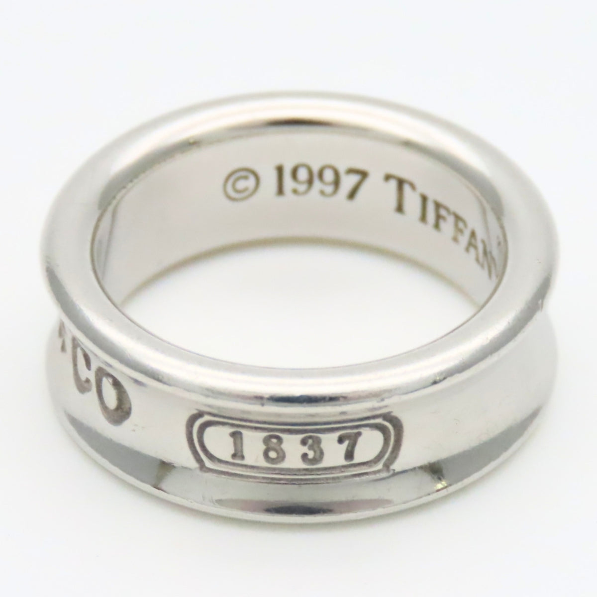 Tiffany Silver Silver 925 Band Ring (Pre-Owned)