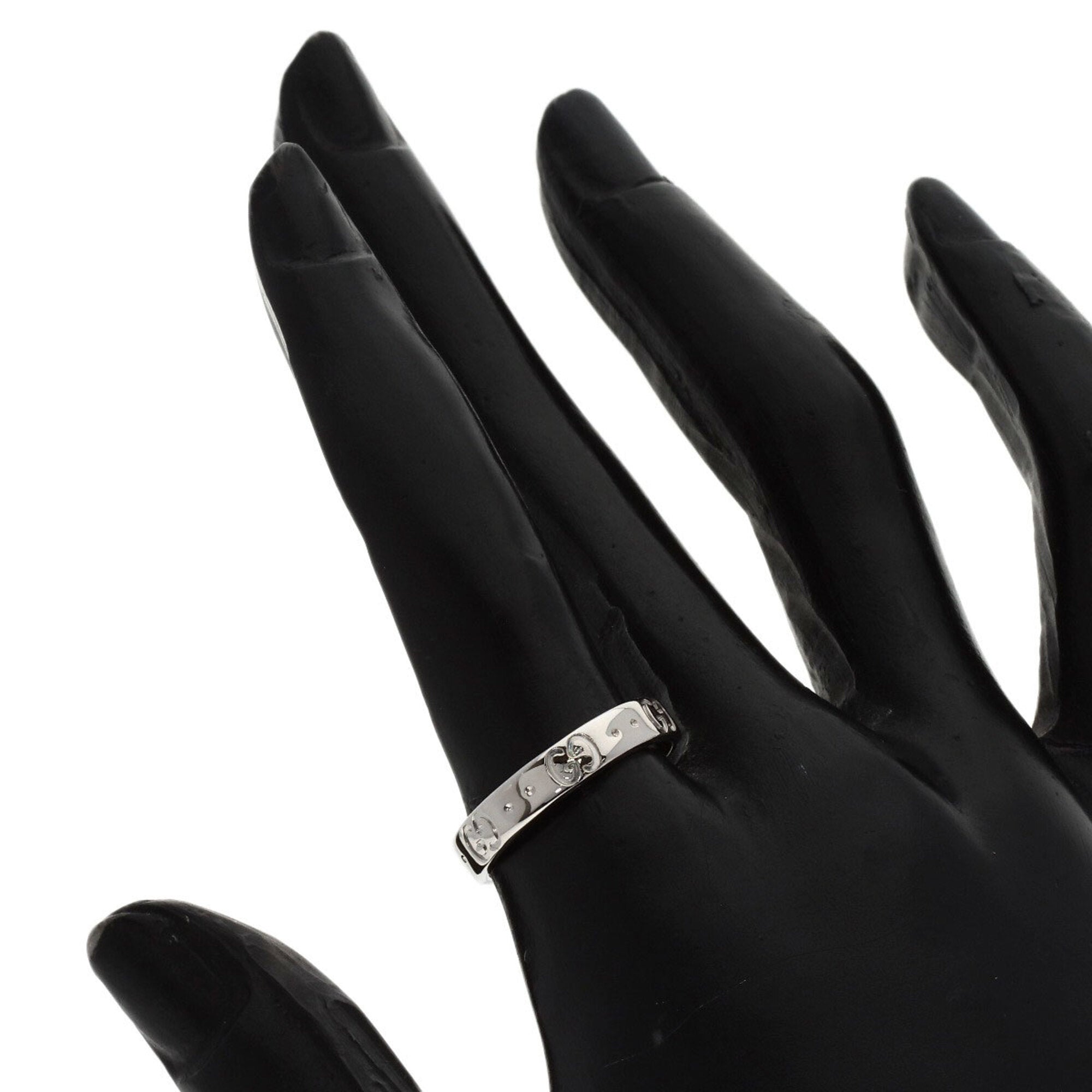Gucci White Gold White Gold (18K) Band Ring (Pre-Owned)