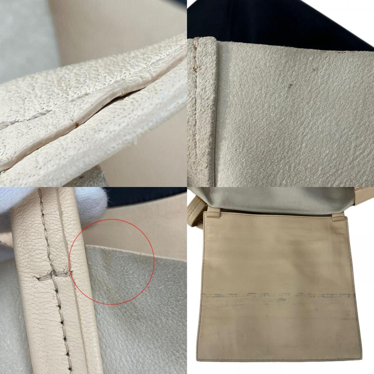 Celine Beige Black Leather Tote Bag (Pre-Owned)