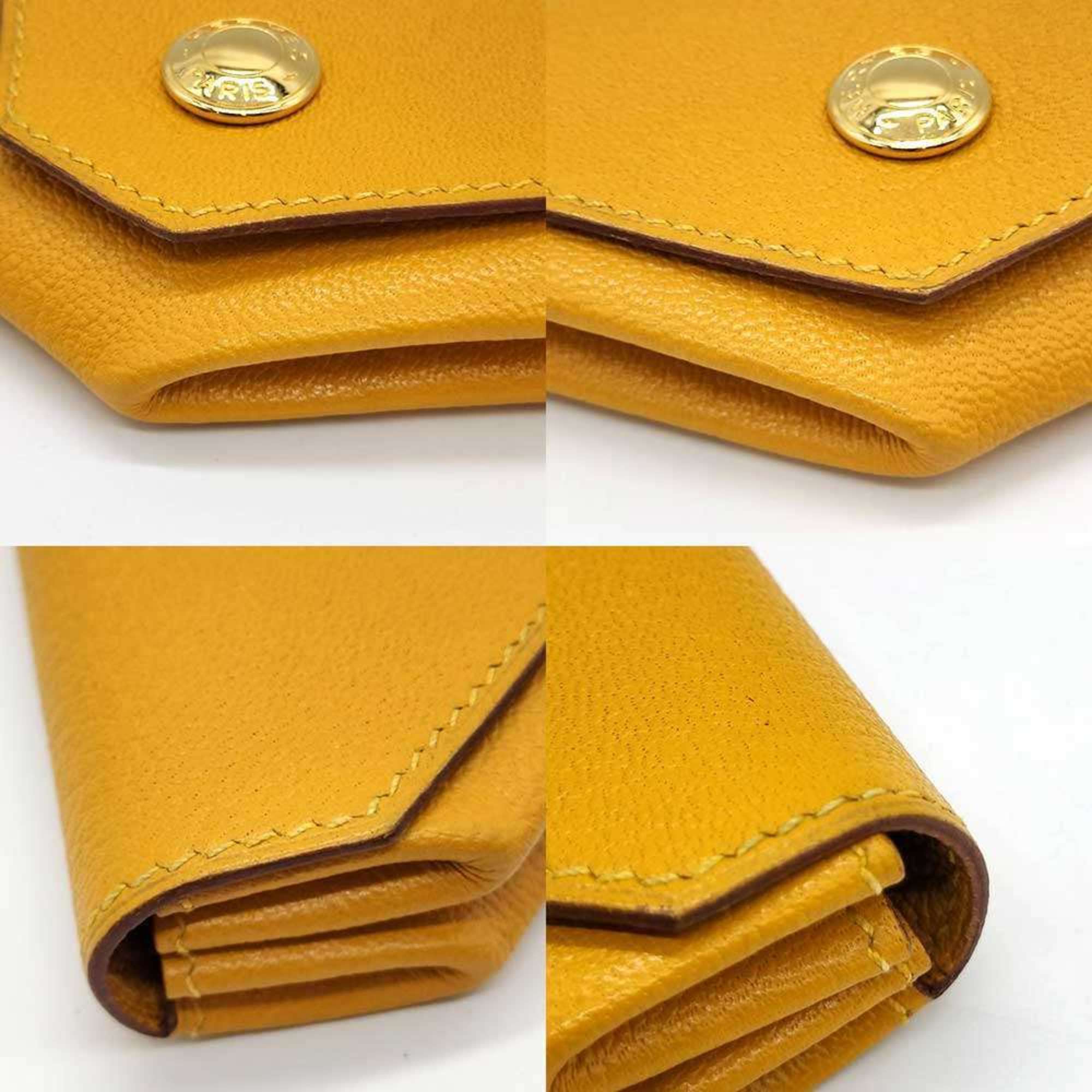 Hermes Chevre Leather Coin Purse/Coin Case (Pre-Owned)