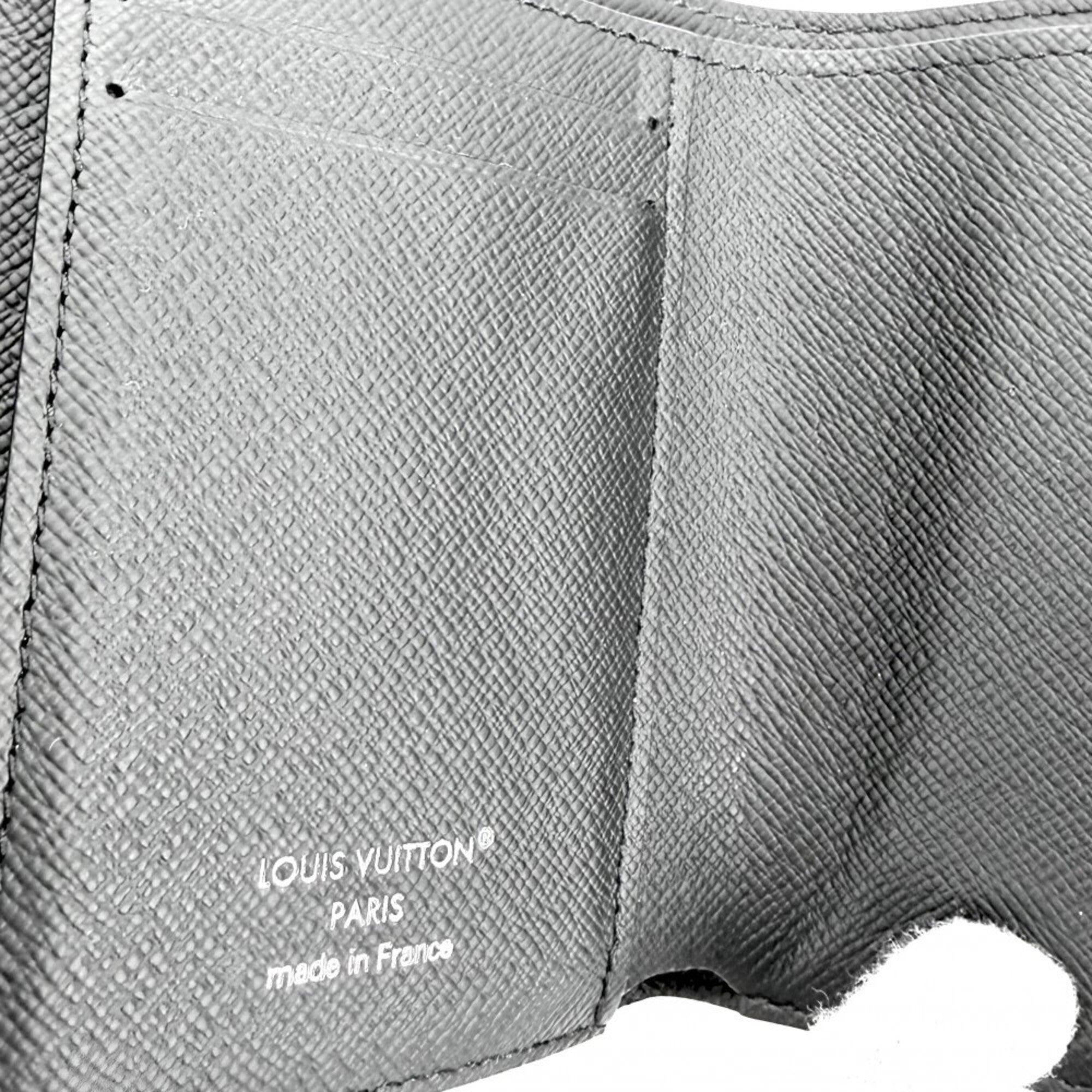 Louis Vuitton Black Monogram Eclipse Wallet (Tri-Fold) (Pre-Owned)