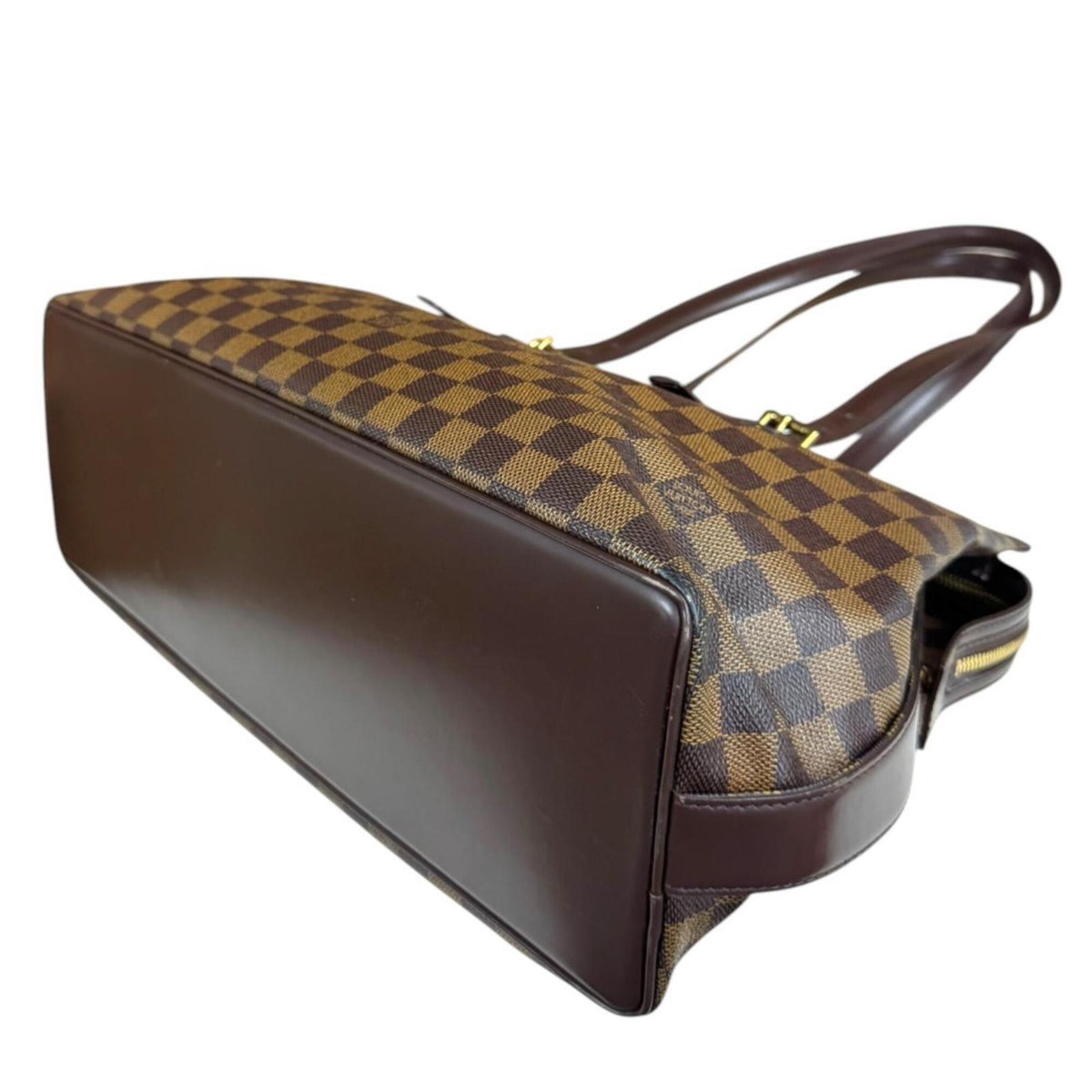Louis Vuitton Brown Damier Canvas Ebene Galle Or Damier Canvas Tote Bag (Pre-Owned)