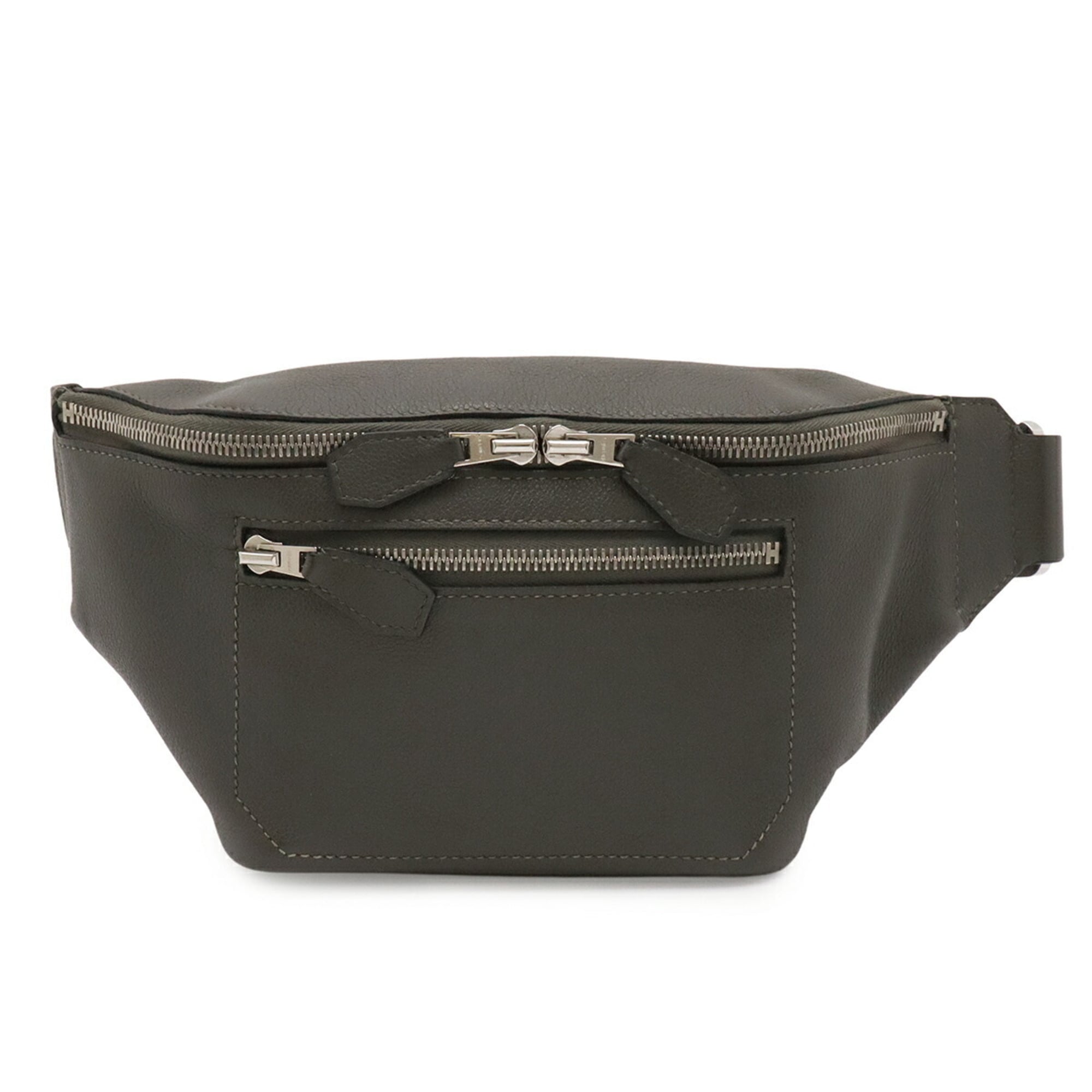 Hermes Grayish Shoulder Bag Sling Bag (Pre-Owned)