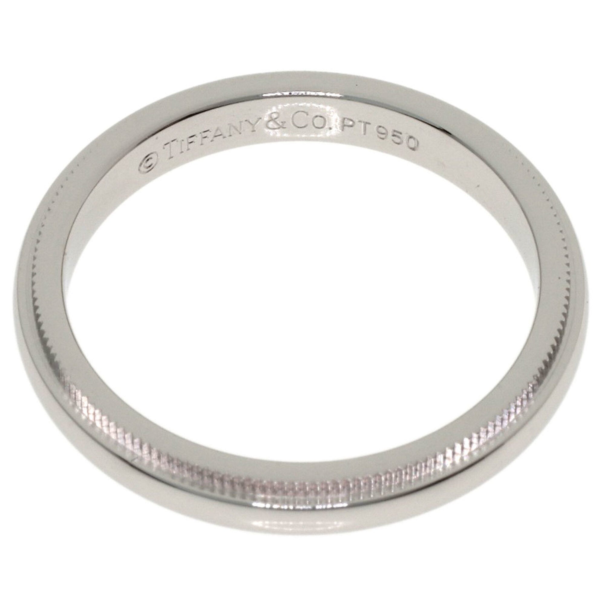 Tiffany Platinum 950 Band Ring (Pre-Owned)