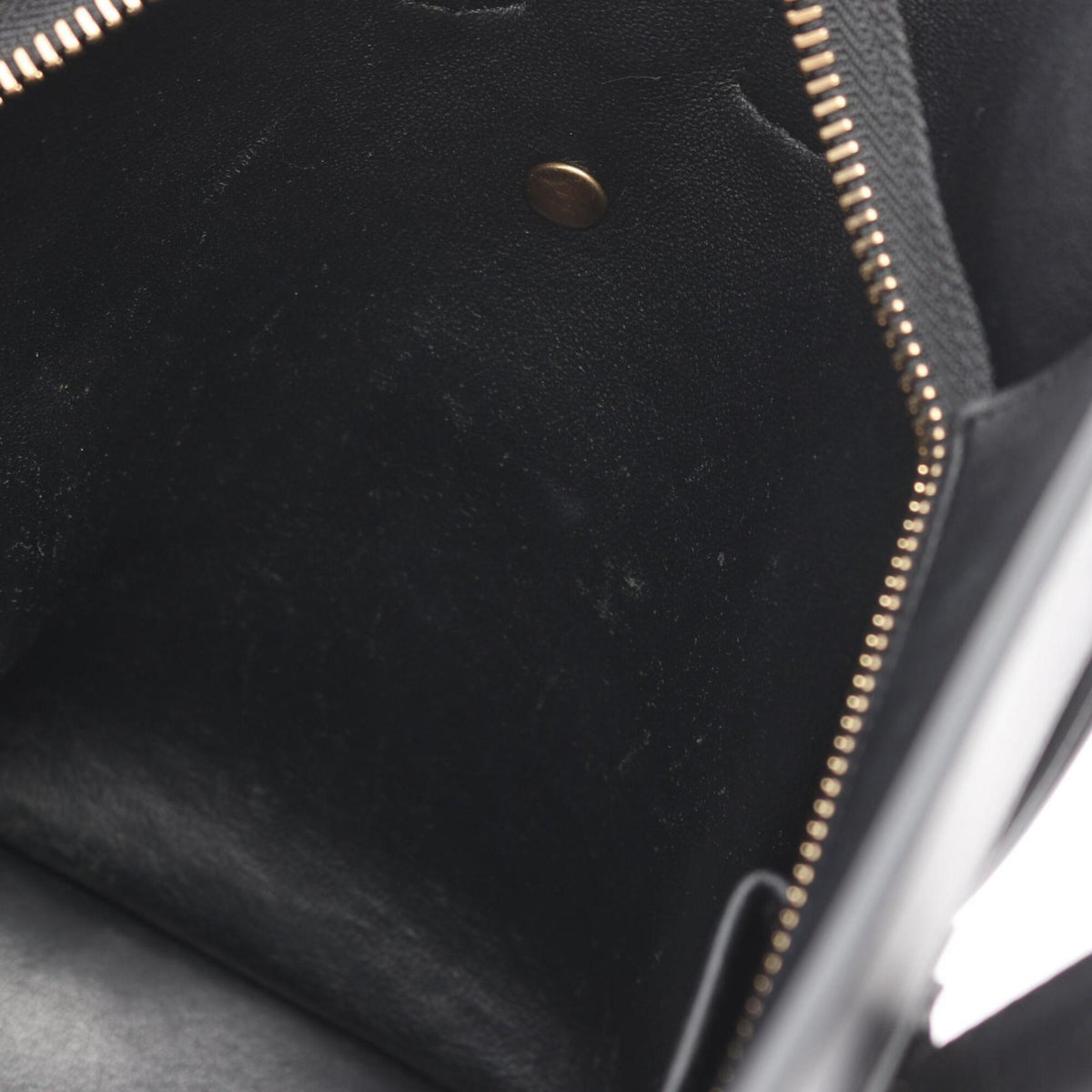 Celine Black Blue Gray Leather Handbag (Pre-Owned)