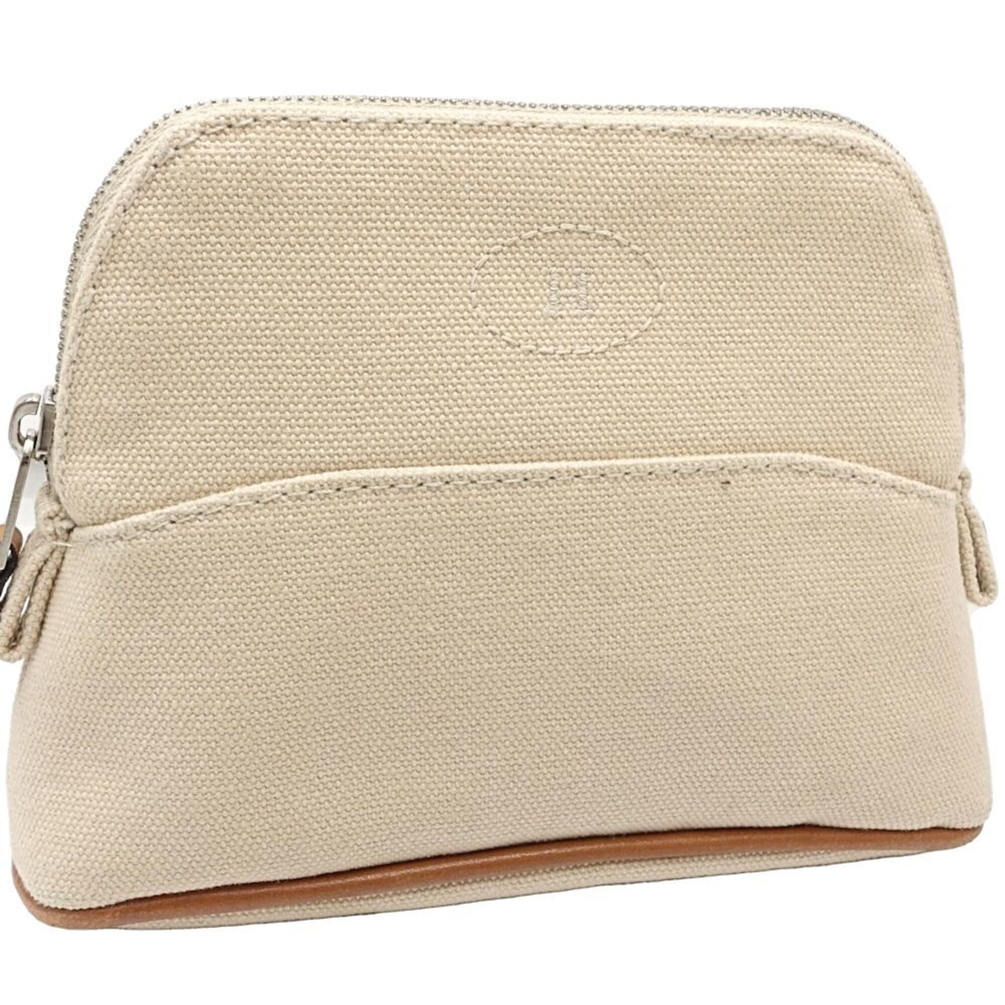 Hermes Beige Cotton Pouch (Pre-Owned)