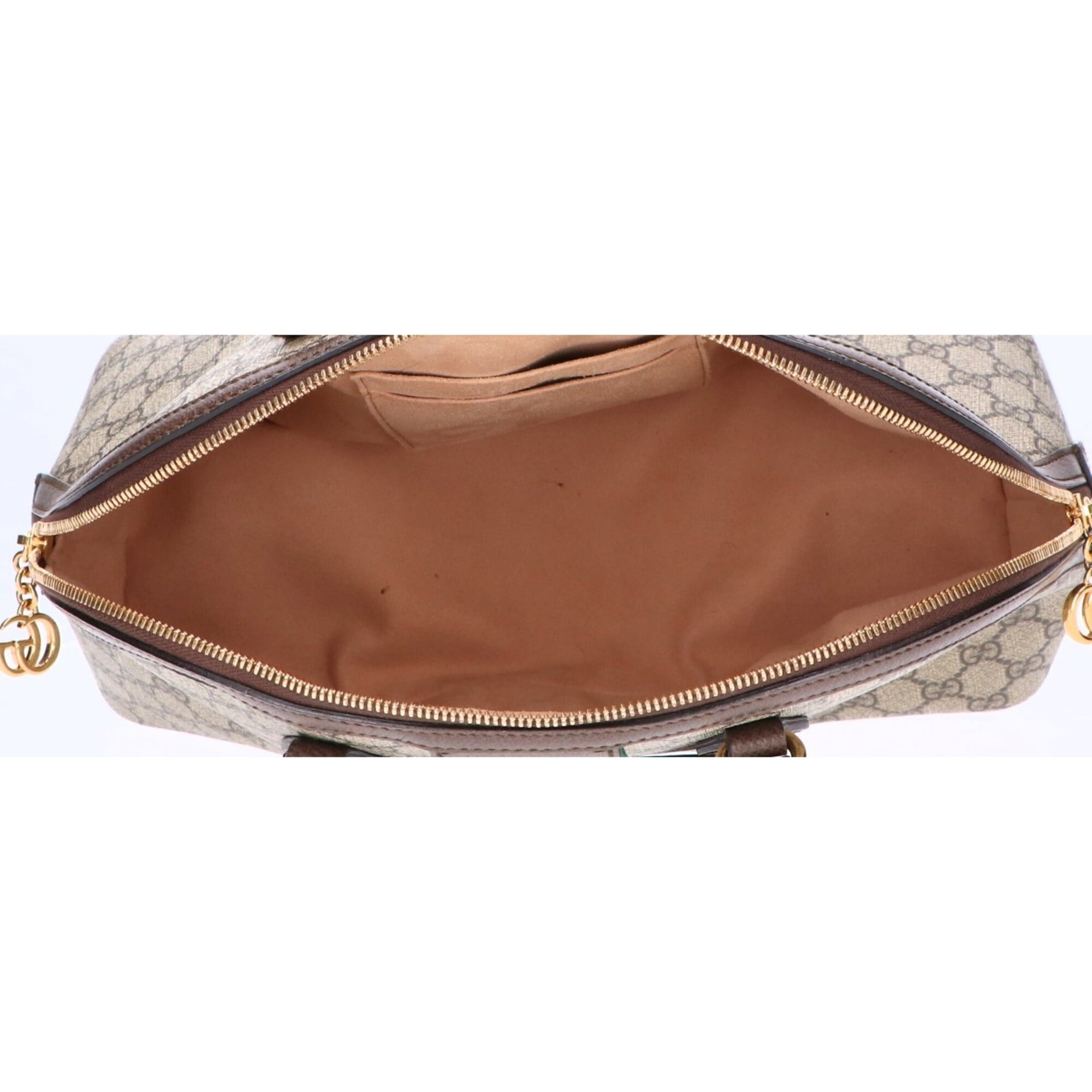 Gucci Dark Brown Pvc Handbag Shoulder Bag (Pre-Owned)