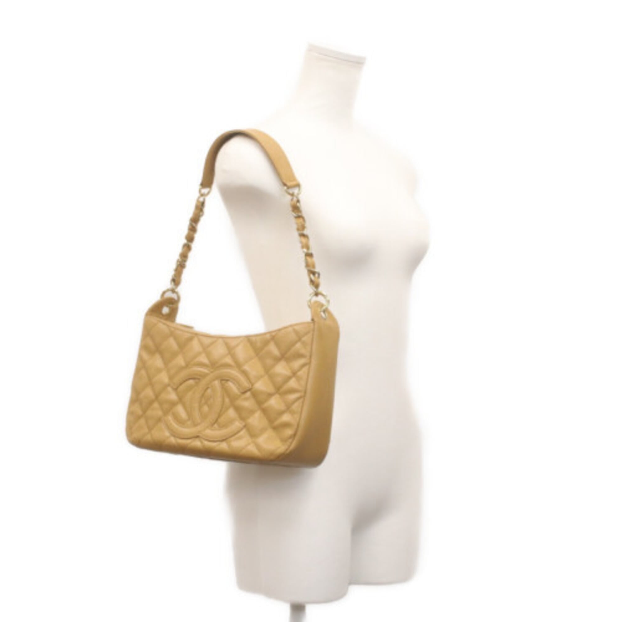 Chanel Grained Calfskin Shoulder Bag (Pre-Owned)
