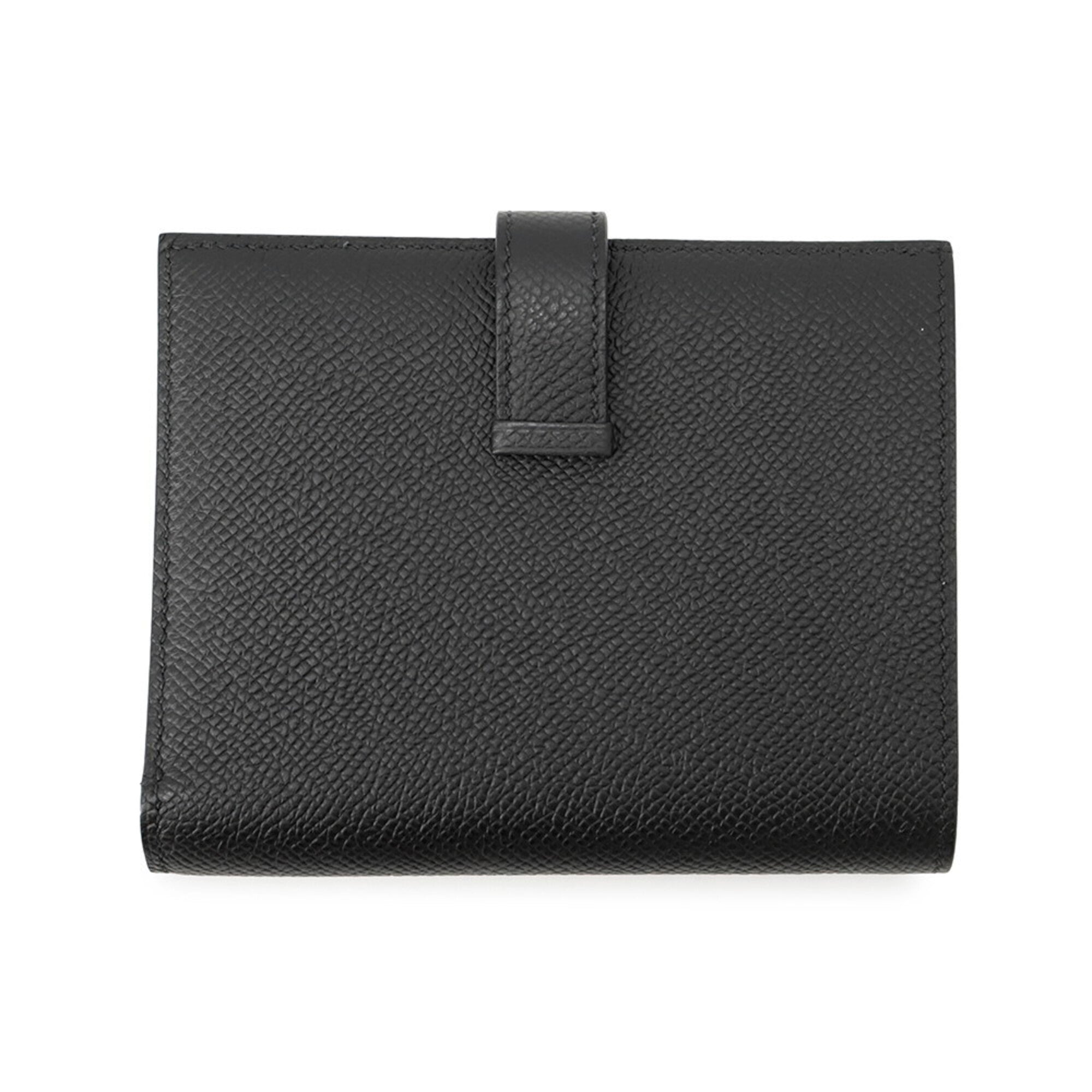 Hermes Black Epsom Leather Wallet (Bi-Fold) (Pre-Owned)