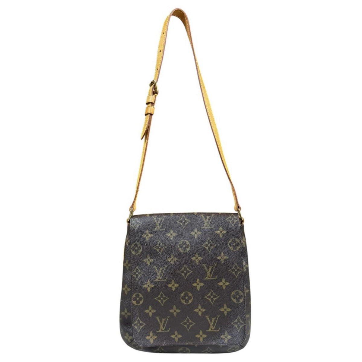 Louis Vuitton Brown Monogram Canvas Shoulder Bag (Pre-Owned)