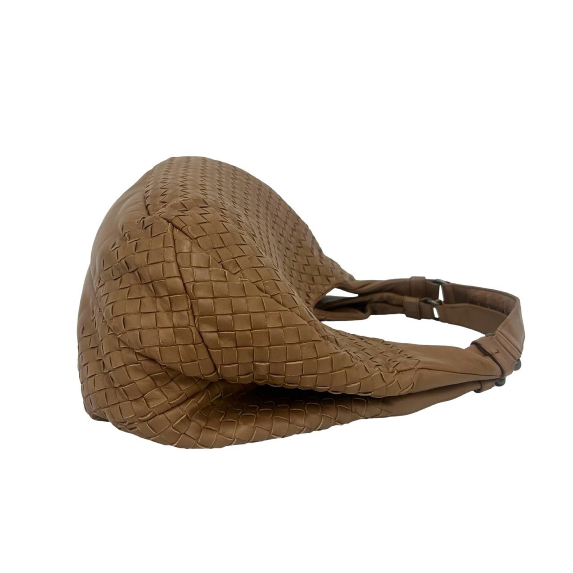 Bottega Veneta Brown Leather Handbag Tote Bag (Pre-Owned)