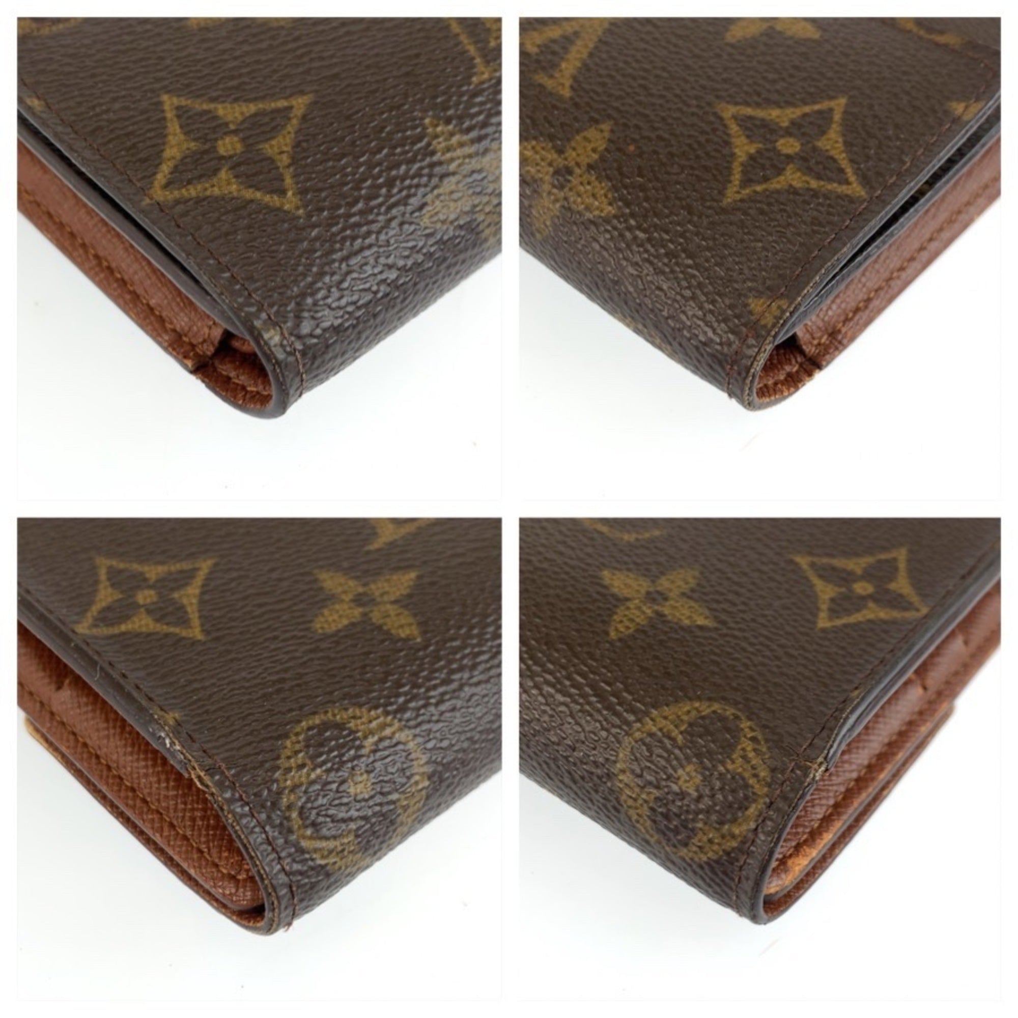 Louis Vuitton Brown Monogram Monogram Long Wallet (Tri-Fold) (Pre-Owned)
