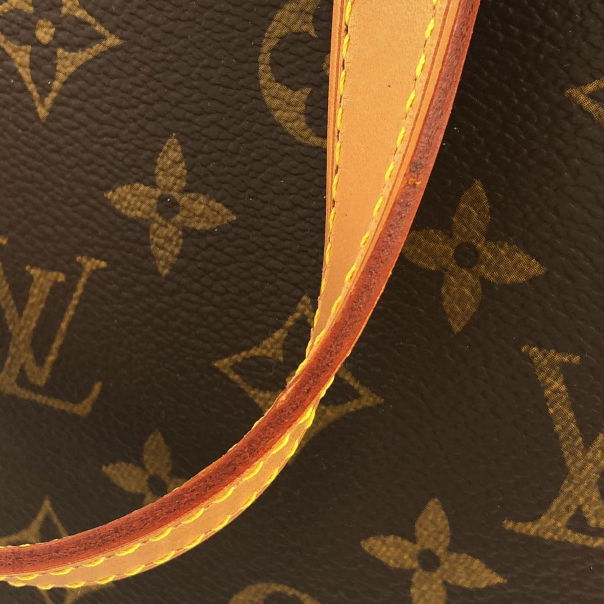Louis Vuitton Brown Coated Canvas Handbag (Pre-Owned)