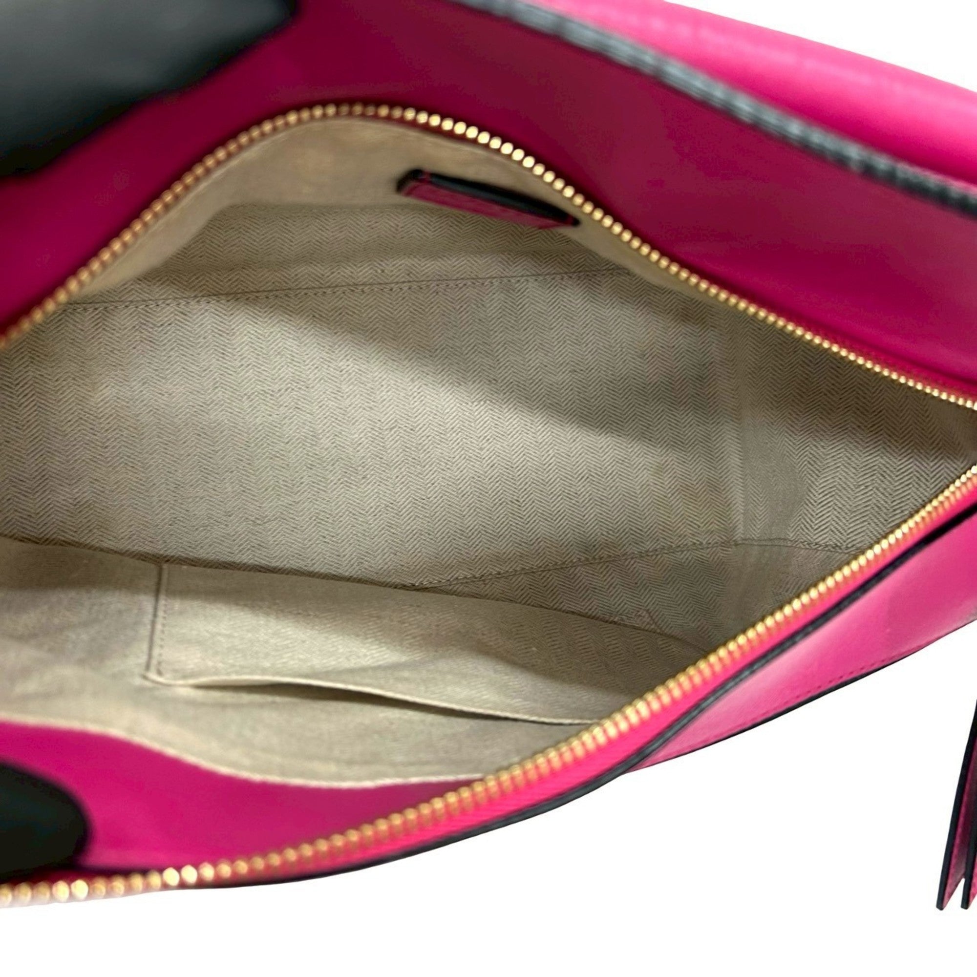 Loewe Pink Leather Boston Bag Handbag Shoulder Bag (Pre-Owned)