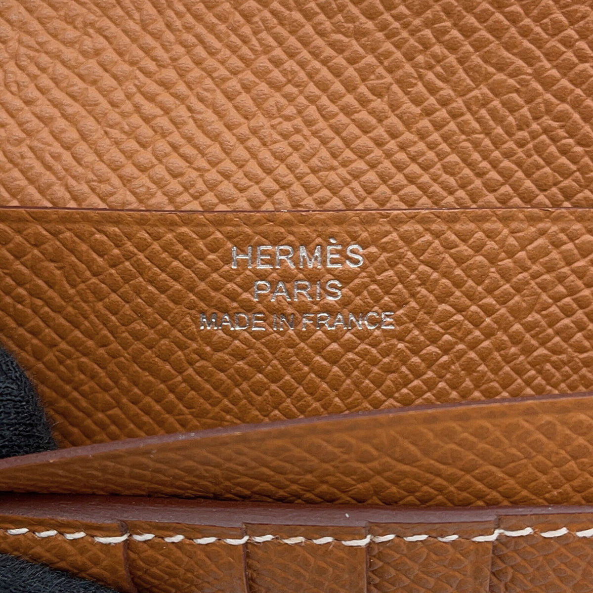 Hermes Gold Epsom Leather Wallet (Bi-Fold) (Pre-Owned)