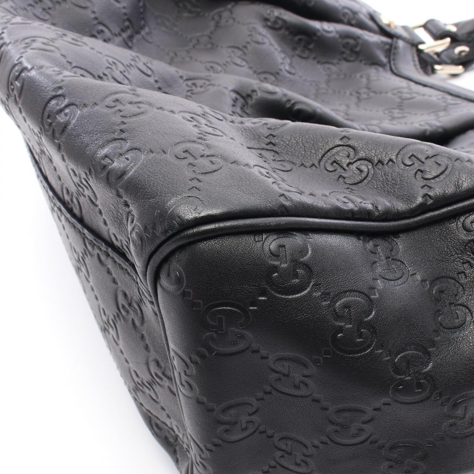 Gucci Black Leather Handbag (Pre-Owned)