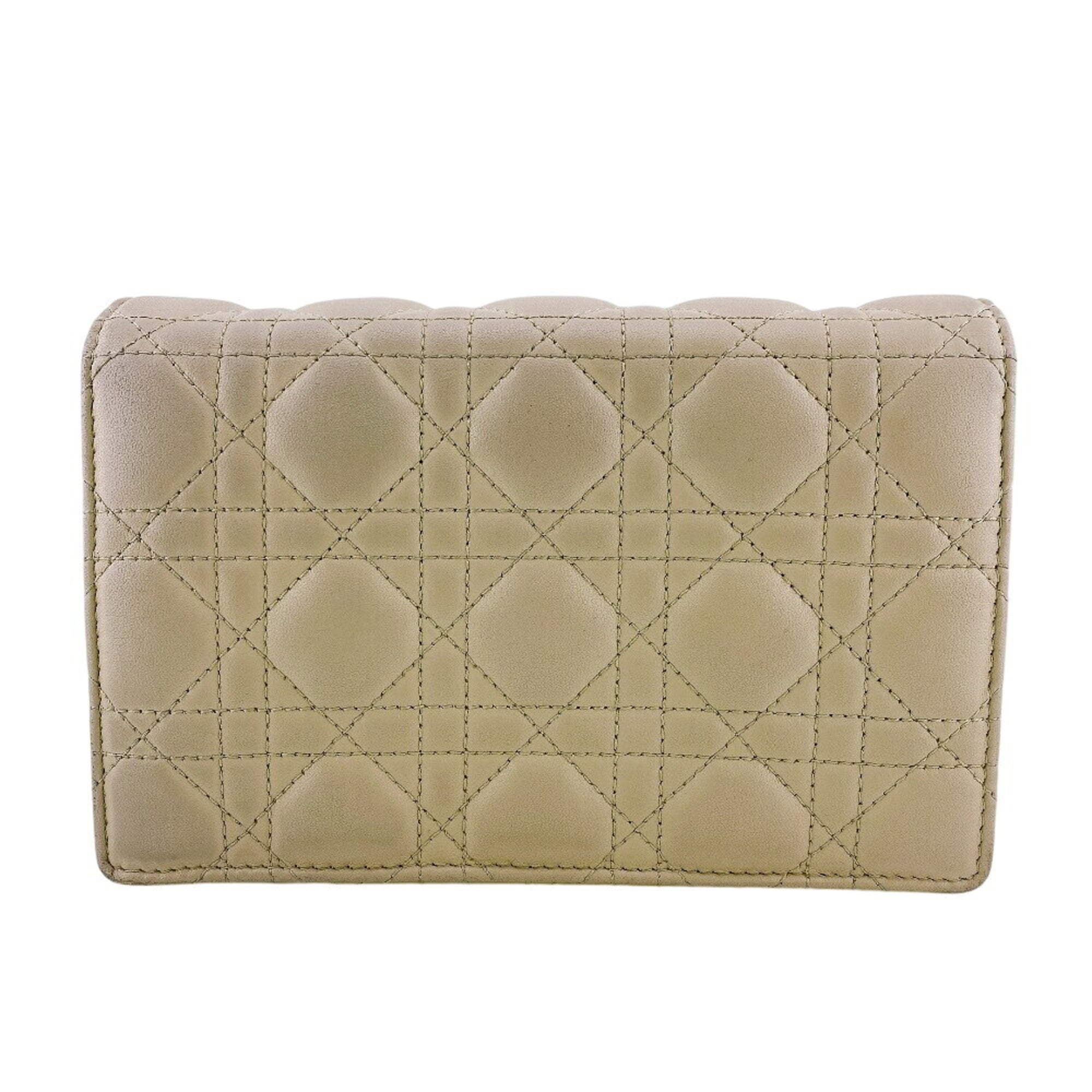Christian Dior Beige Leather (Pre-Owned)