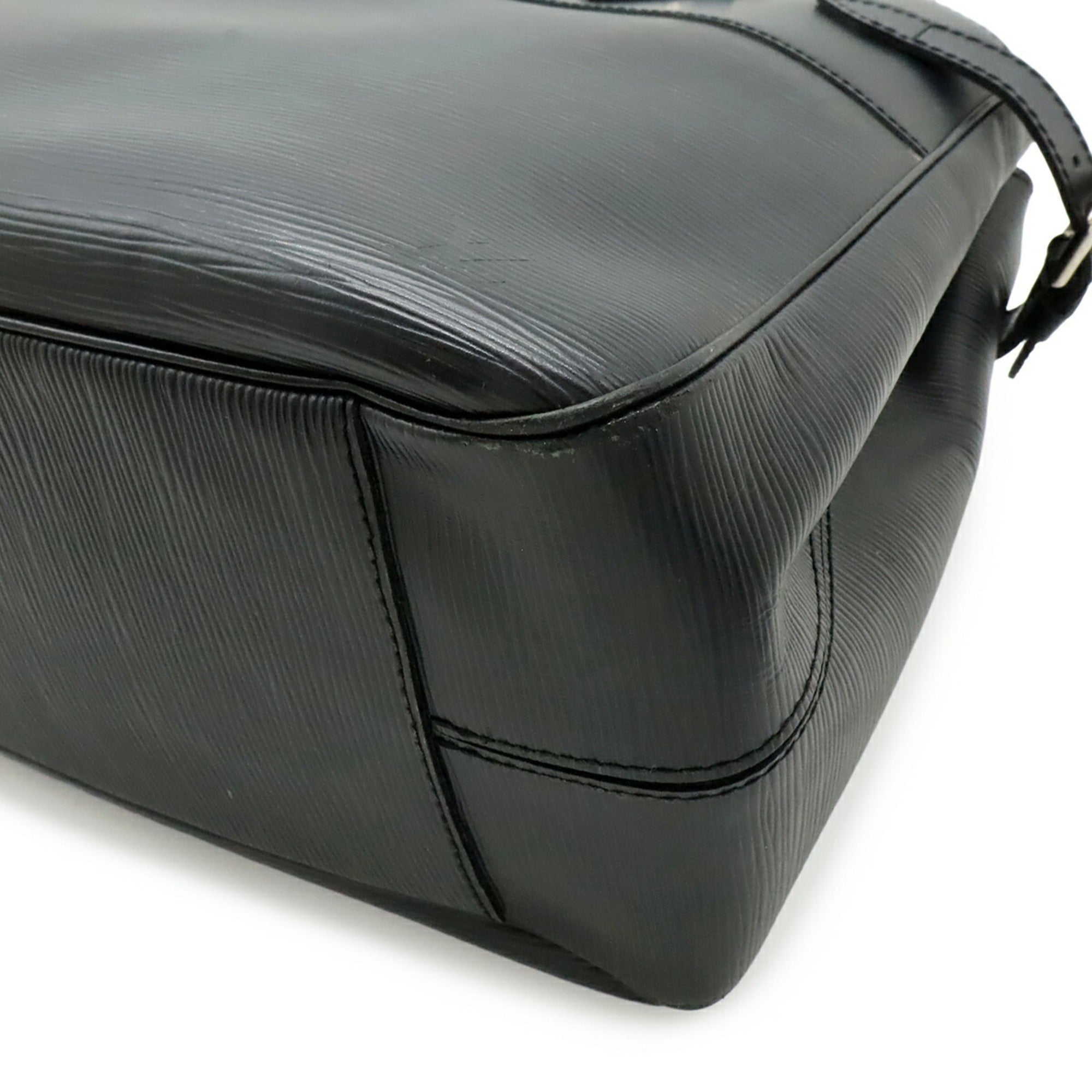 Louis Vuitton Noir Epi Leather Shoulder Bag Tote Bag (Pre-Owned)