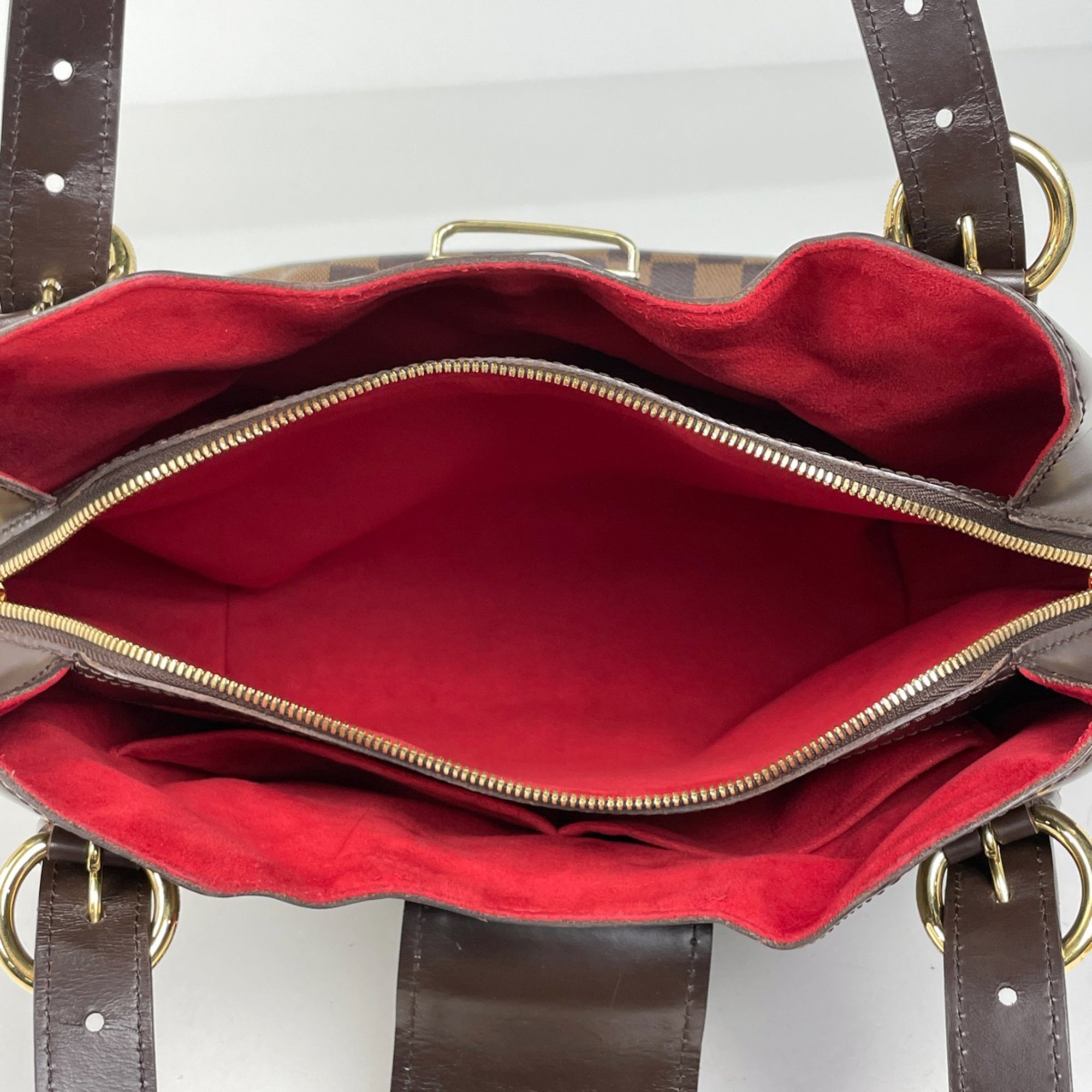 Louis Vuitton Brown Damier Canvas Damier Canvas Tote Bag (Pre-Owned)