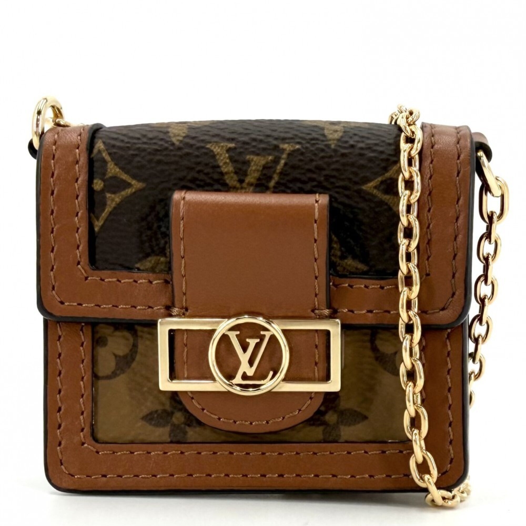 Louis Vuitton Brown Monogram Reverse Shoulder Bag (Pre-Owned)