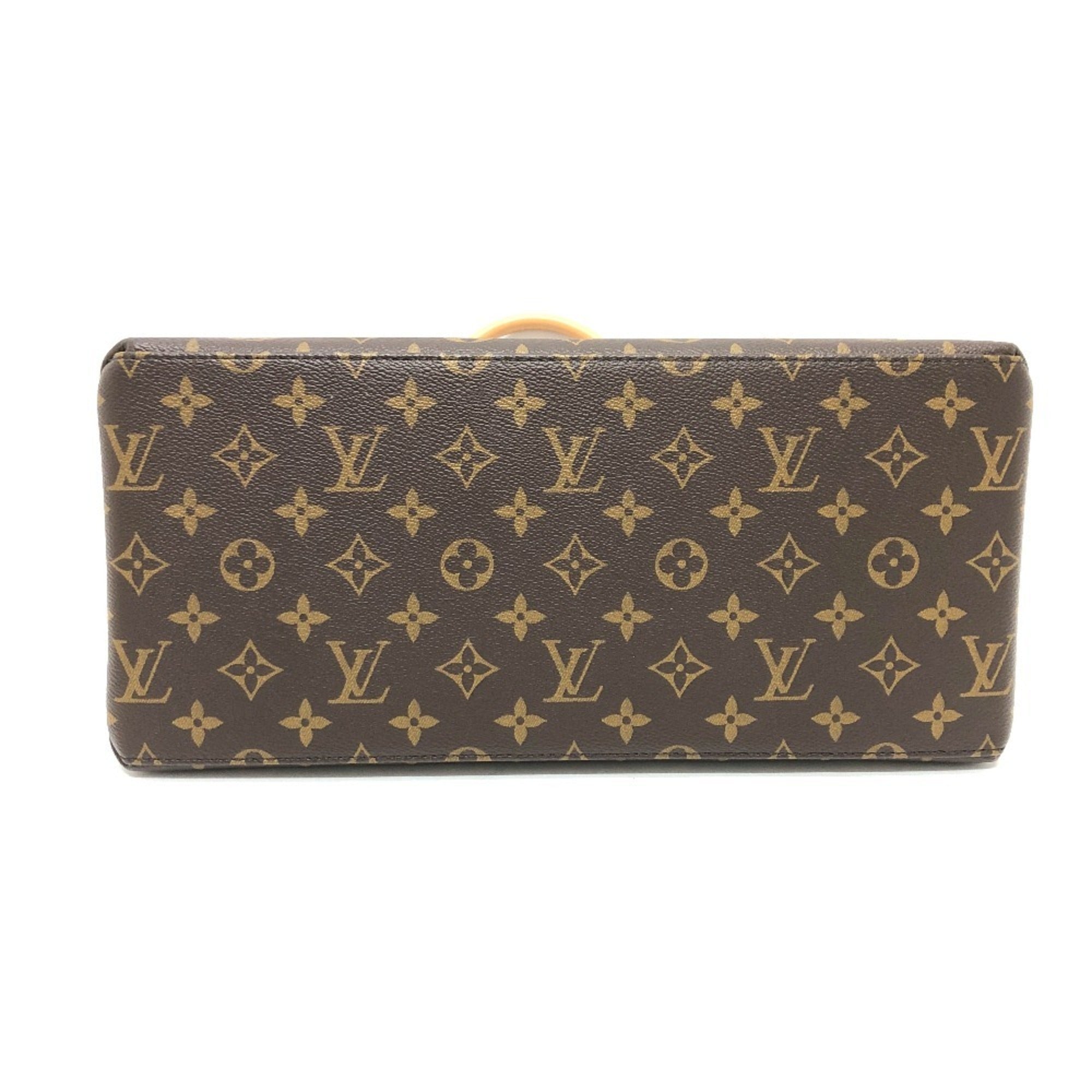Louis Vuitton Monogram Brown Galle Monogram Red Color Monogram Handbag (Pre-Owned)