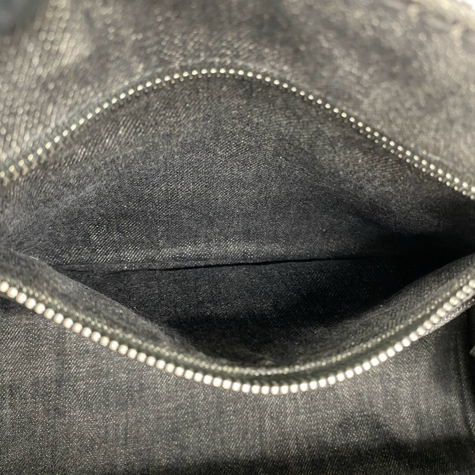 Prada Black Cotton Handbag Shoulder Bag Tote Bag (Pre-Owned)
