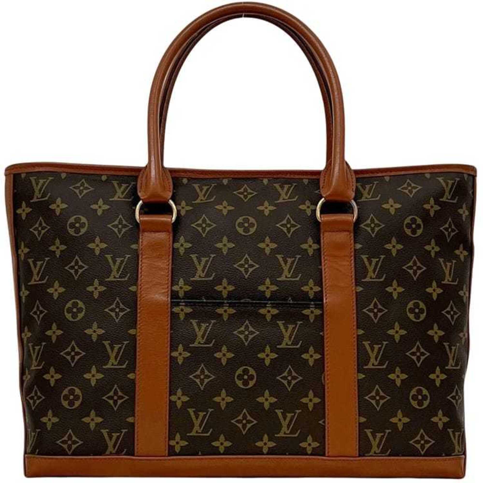 Louis Vuitton Brown Monogram Canvas Tote Bag (Pre-Owned)