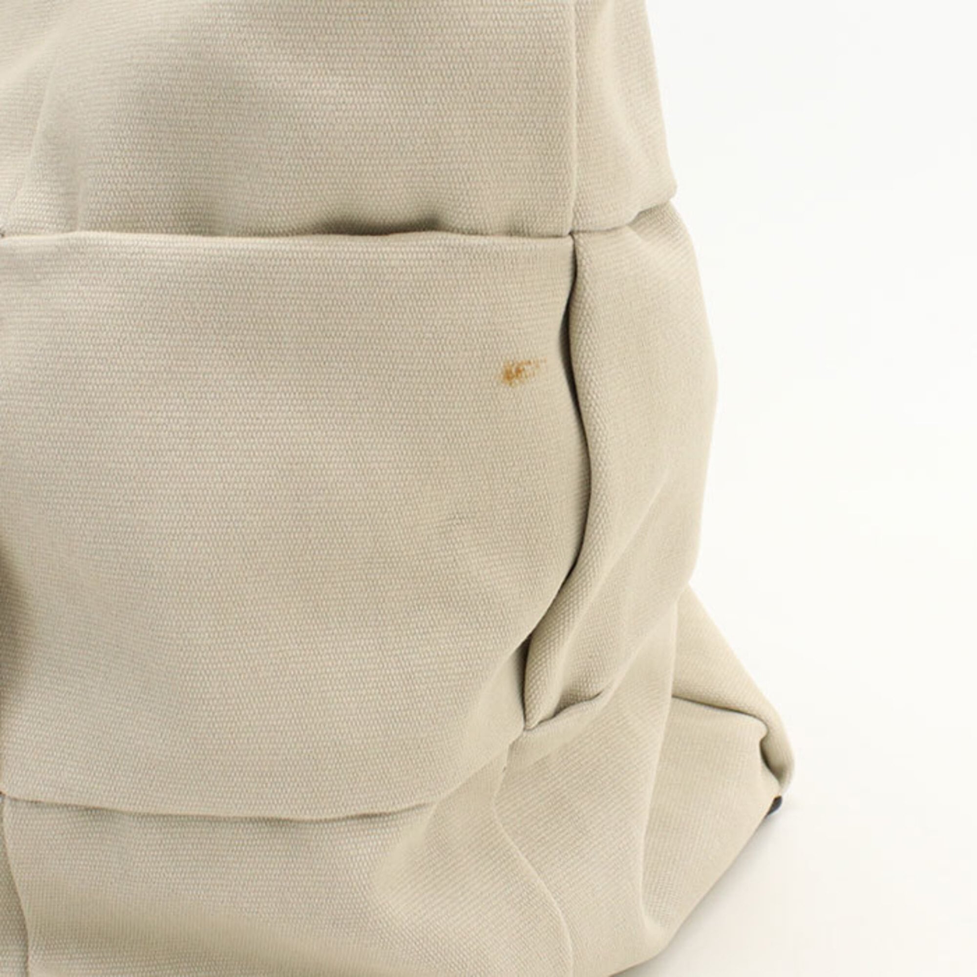 Bottega Veneta Ivory Canvas Tote Bag (Pre-Owned)