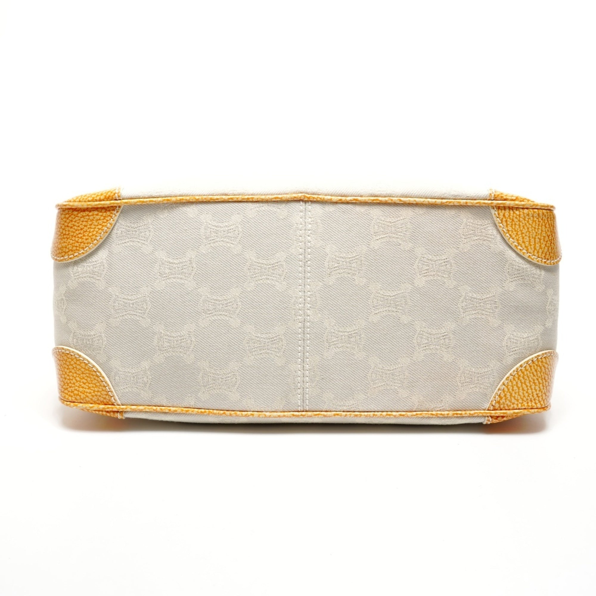 Celine Boogie Beige Canvas Handbag (Pre-Owned)