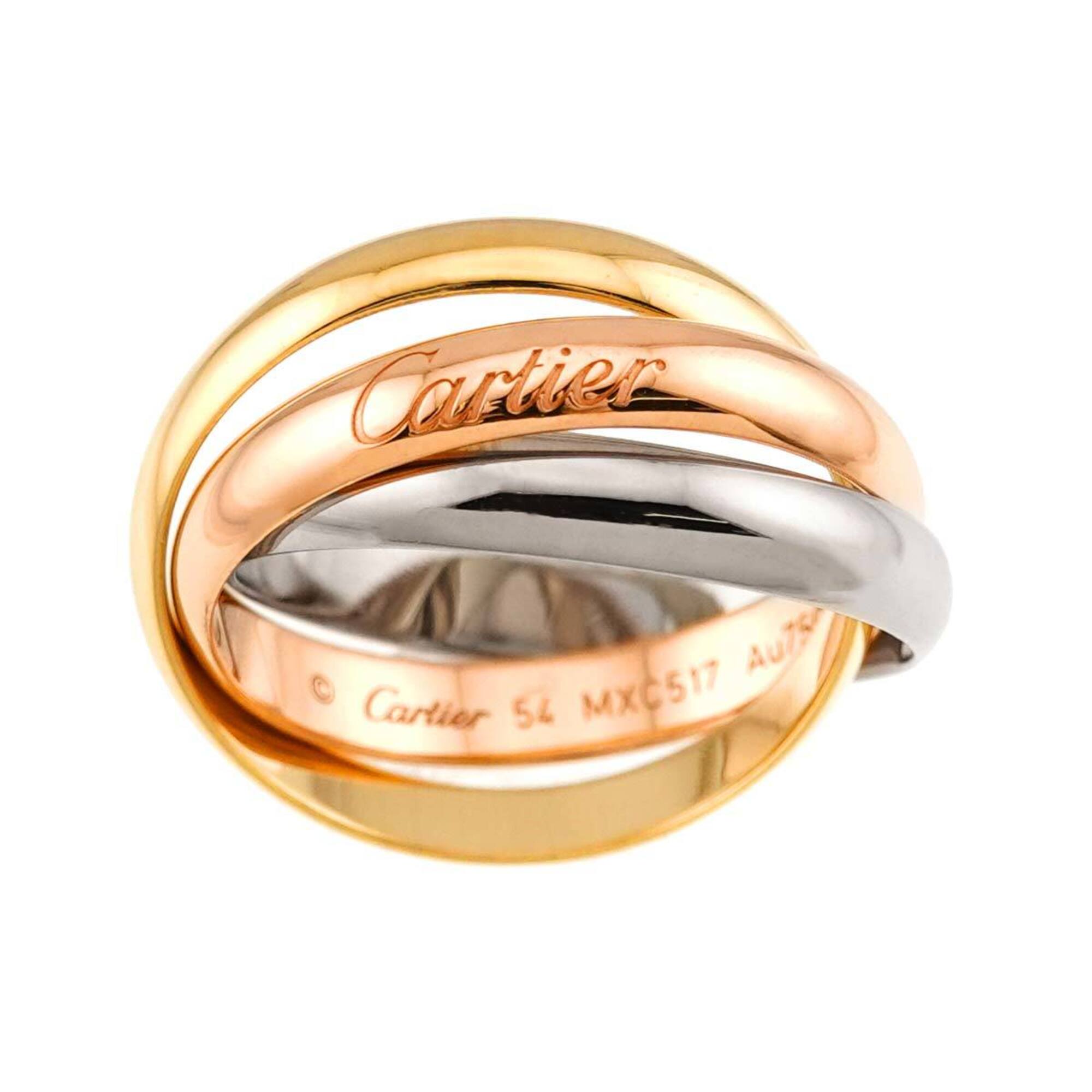 Cartier Yellow Gold (18K) Pink Gold (18K) White Gold (18K) Band Ring (Pre-Owned)