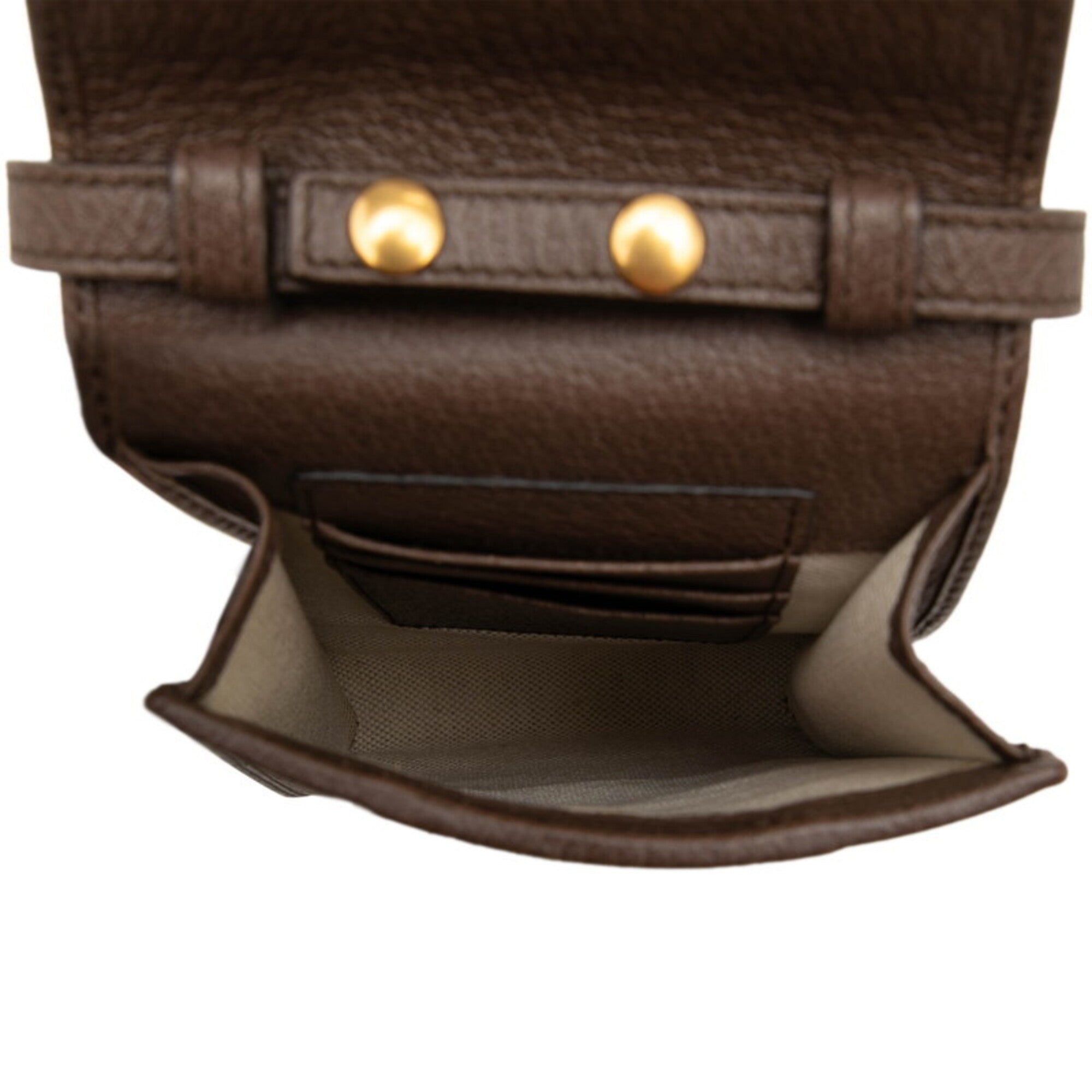 Gucci Beige Brown Pvc Leather Shoulder Bag (Pre-Owned)