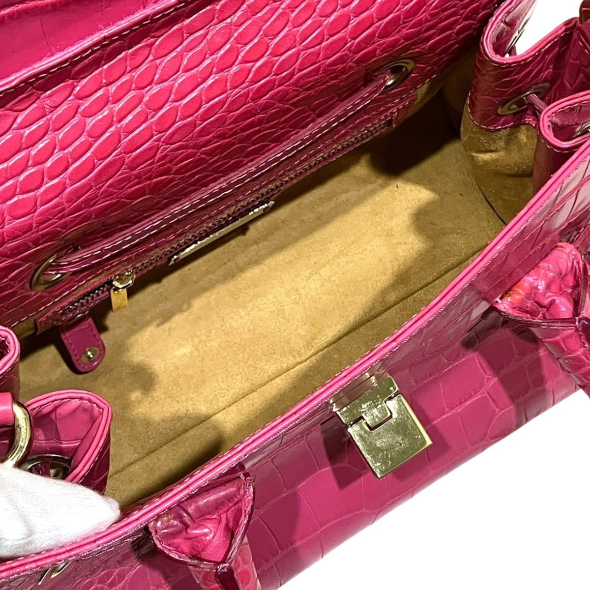 Jimmy Choo Pink Leather Handbag (Pre-Owned)