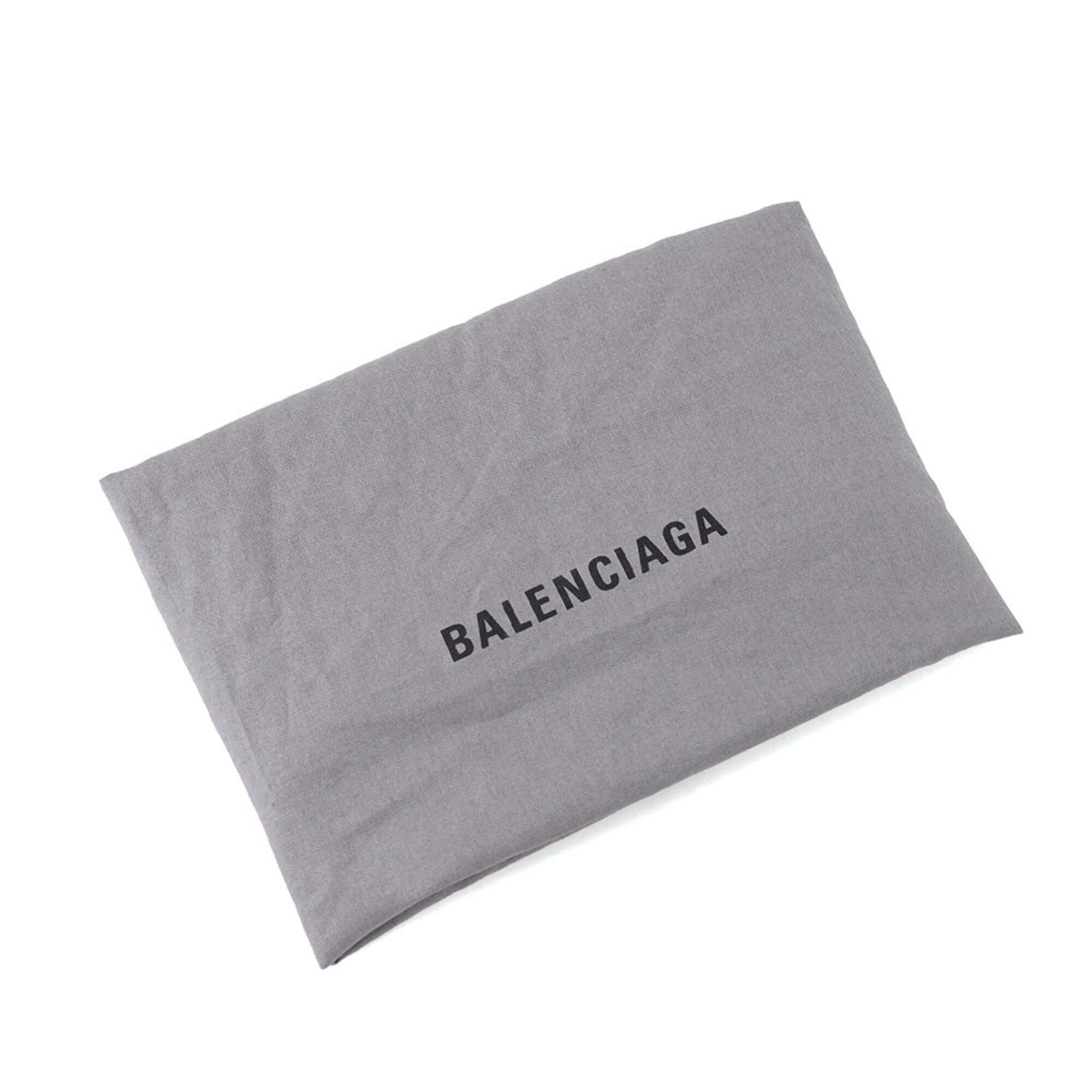 Balenciaga Black Leather Handbag Shoulder Bag (Pre-Owned)