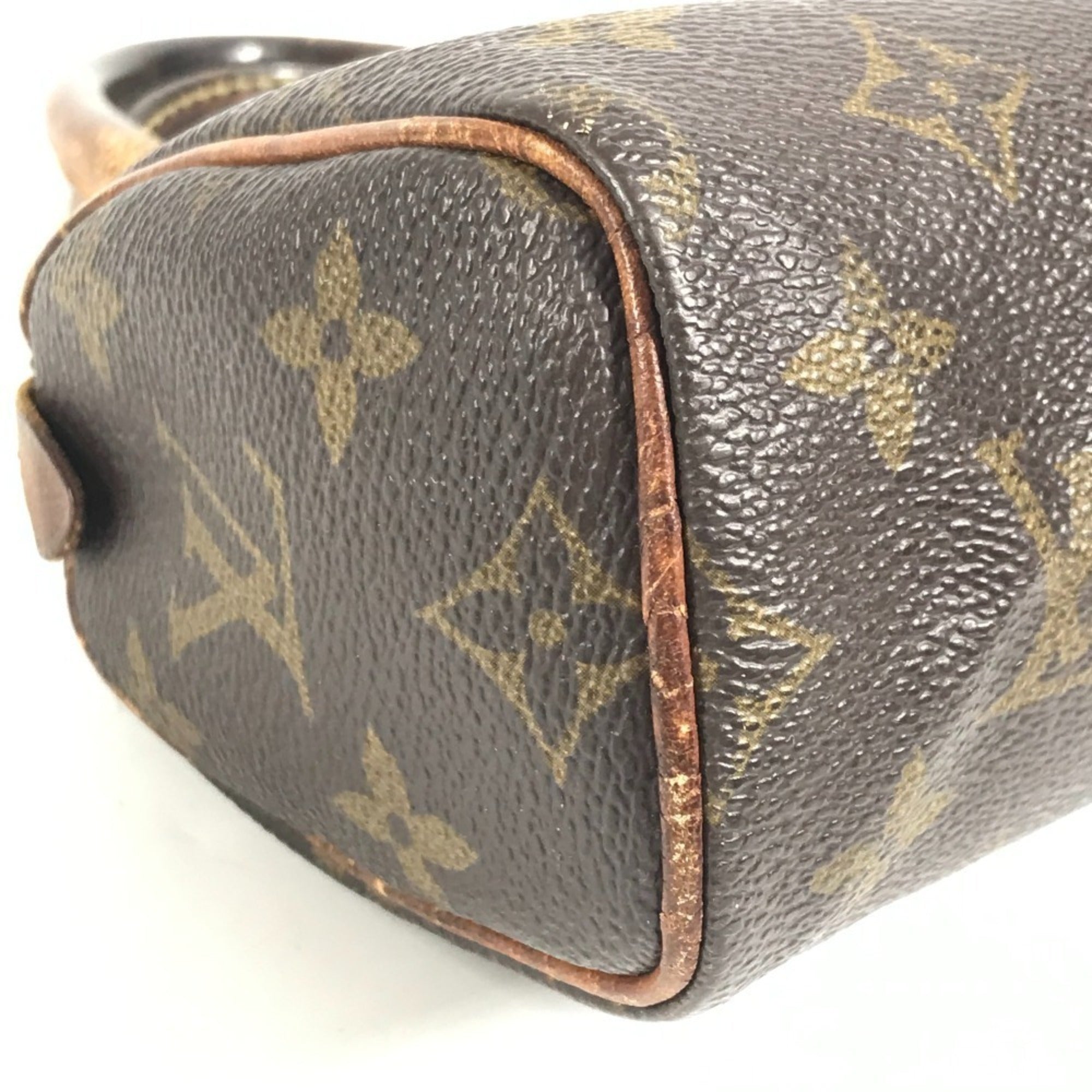 Louis Vuitton Brown Canvas Monogram Boston Bag Handbag (Pre-Owned)