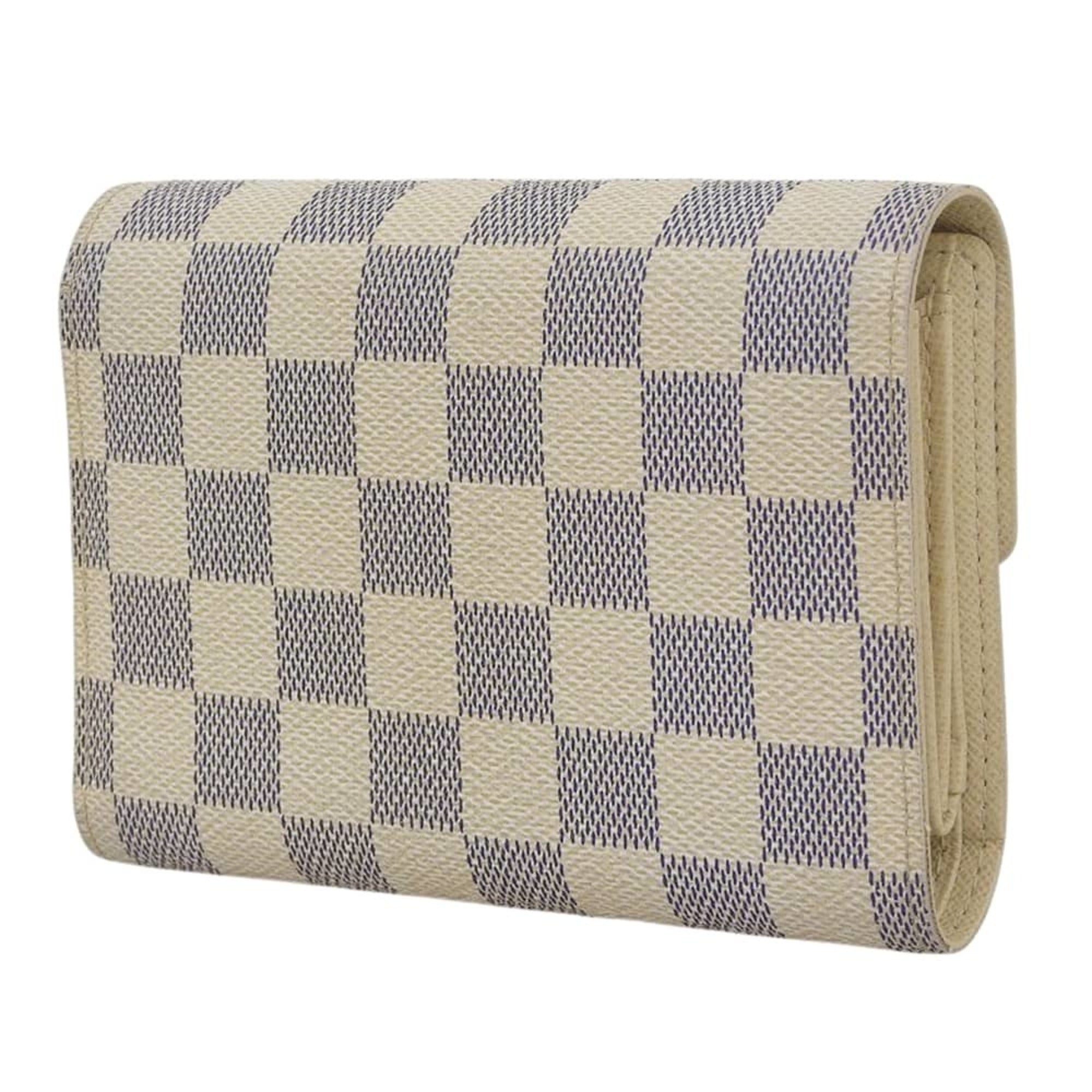 Louis Vuitton Damier Azur Damier Azur Wallet (Tri-Fold) (Pre-Owned)
