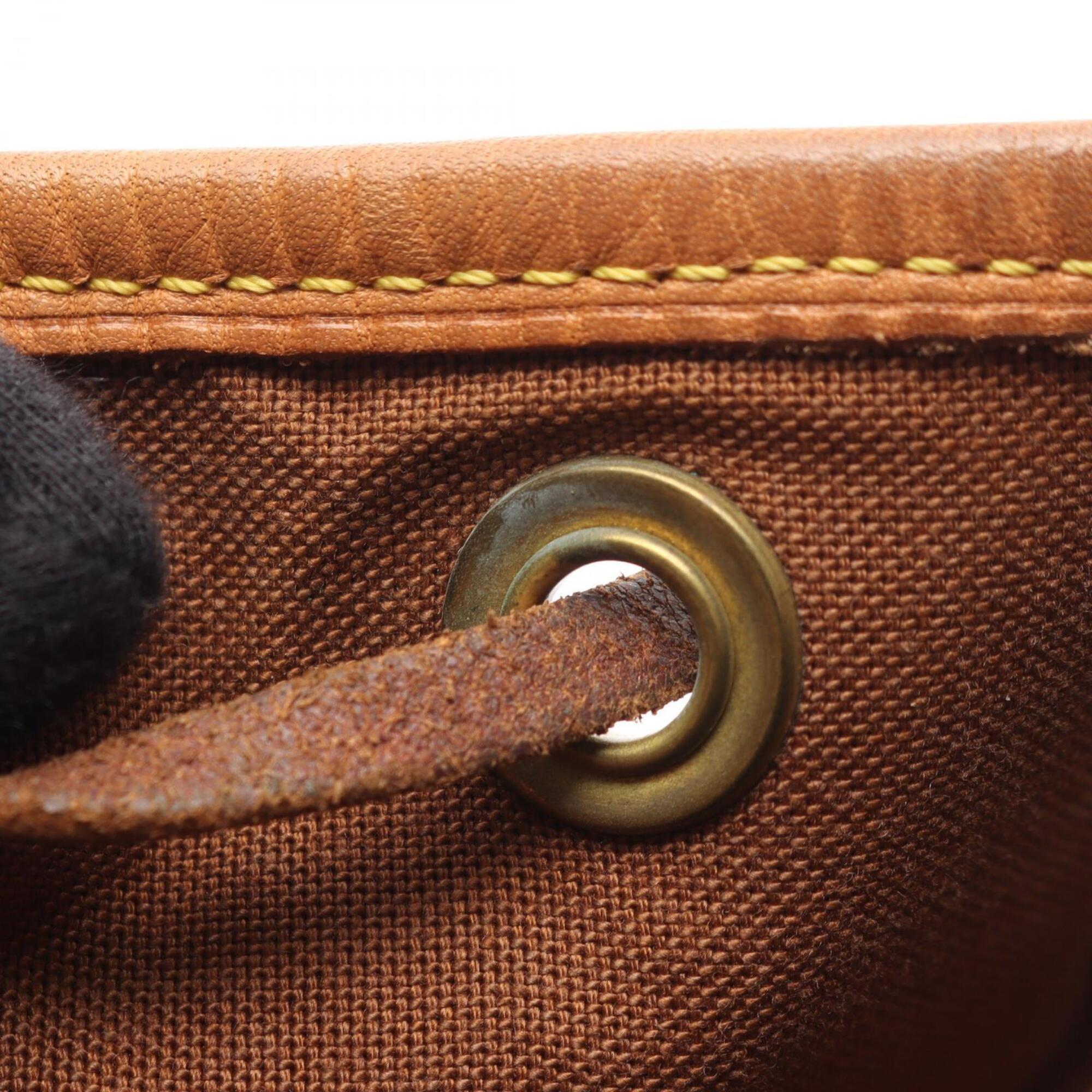 Louis Vuitton Brown Monogram Pvc Coated Canvas Leather Backpack (Pre-Owned)