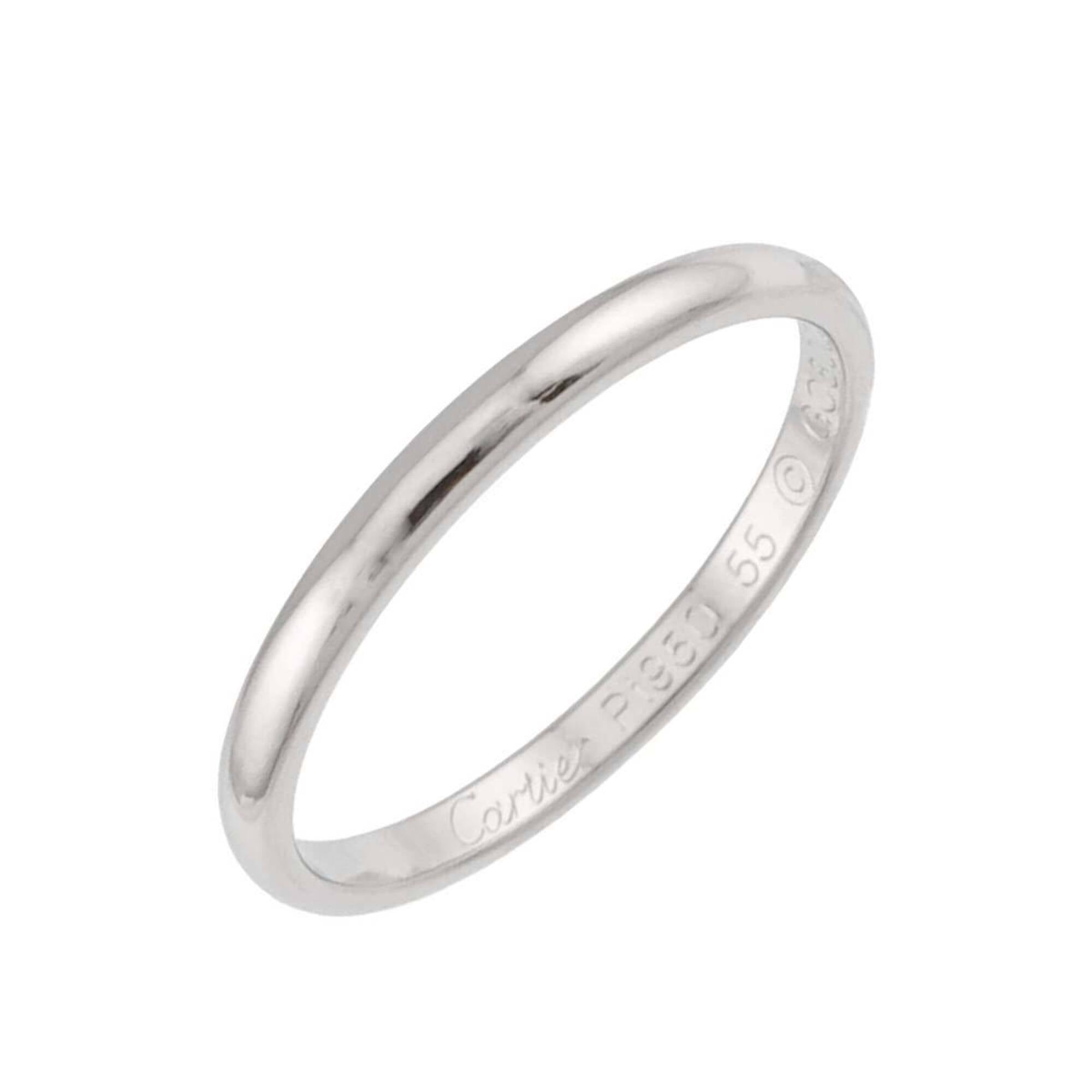 Cartier Platinum 950 Band Ring (Pre-Owned)