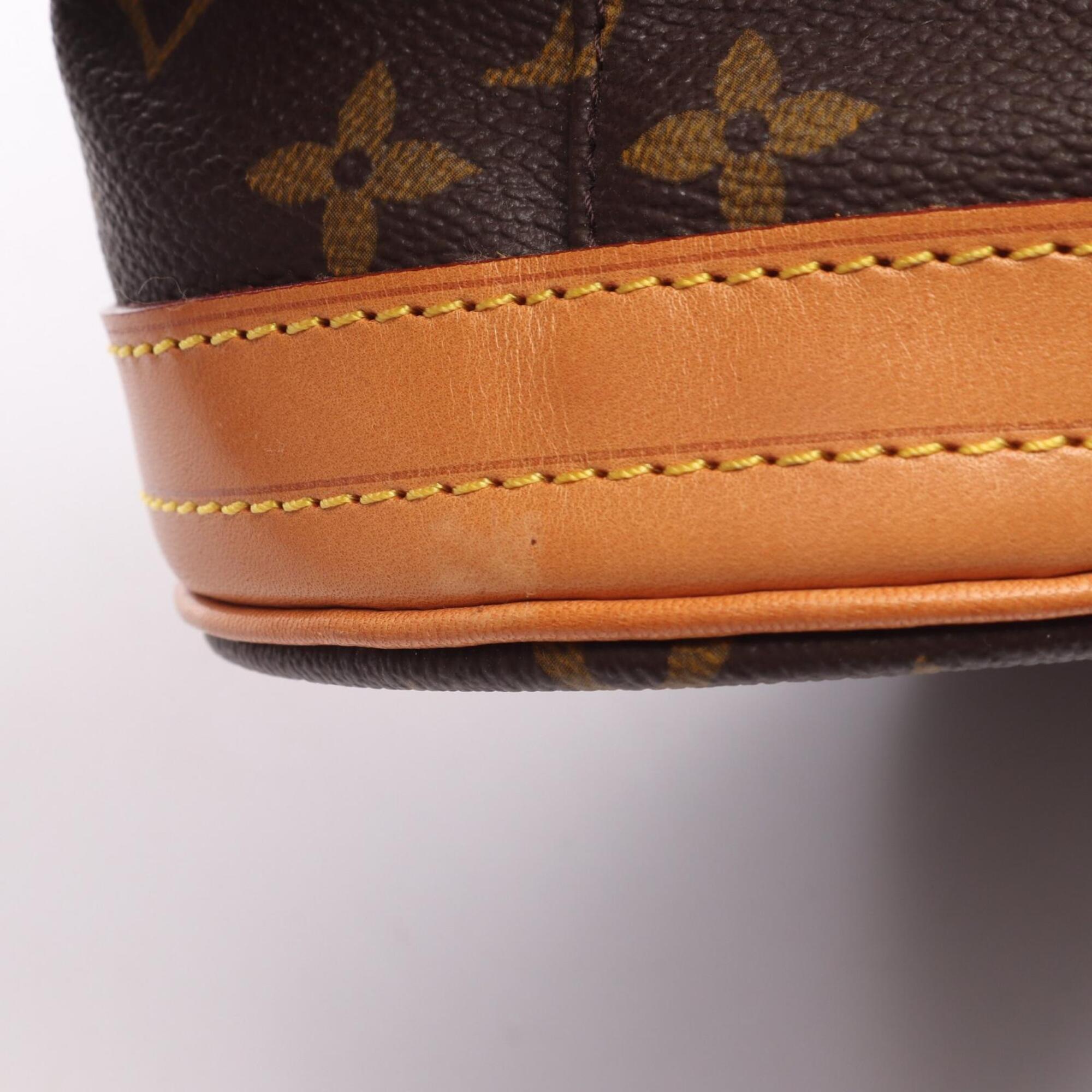 Louis Vuitton Monogram Brown Coated Canvas Leather Handbag (Pre-Owned)
