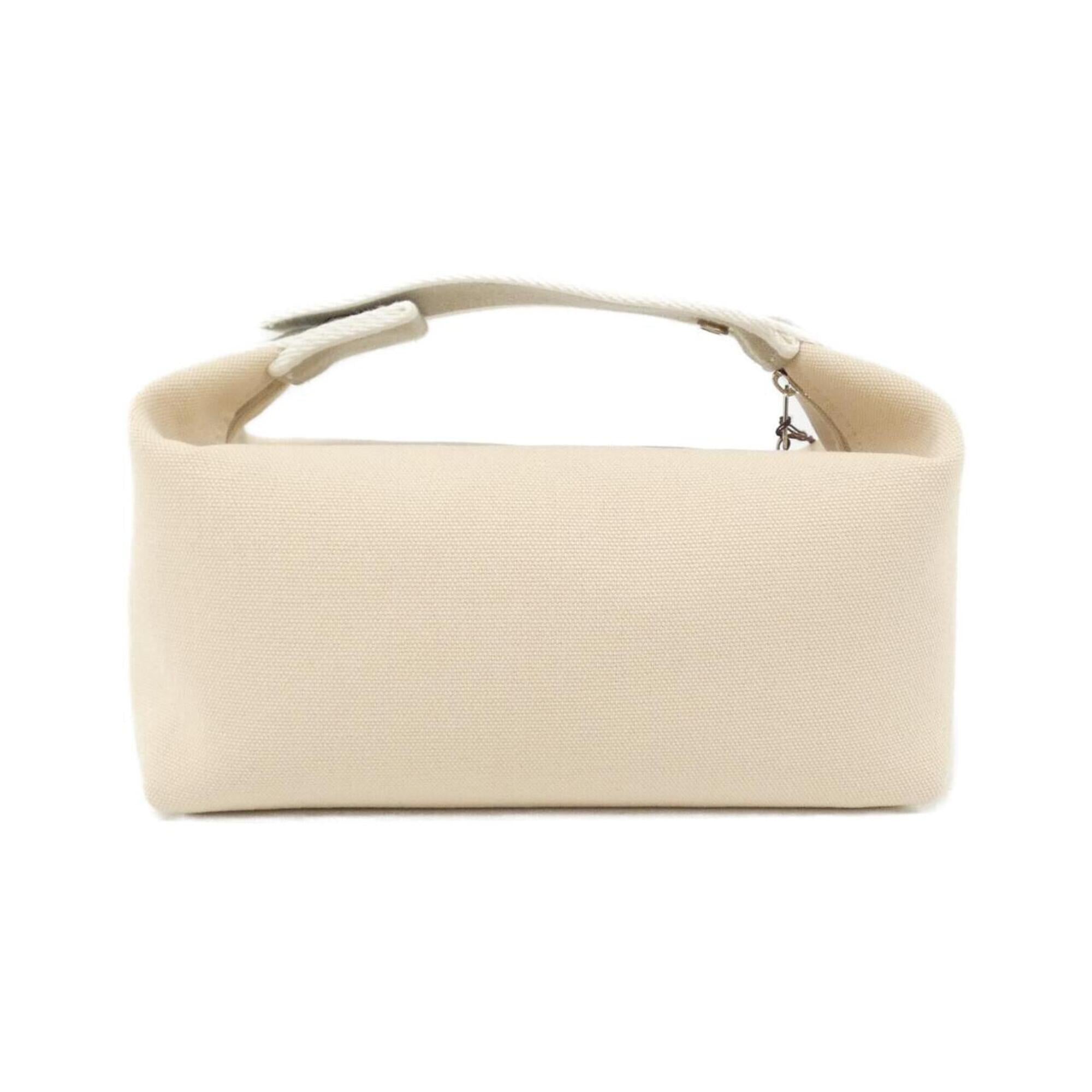 Hermes Natural Canvas Handbag (Pre-Owned)