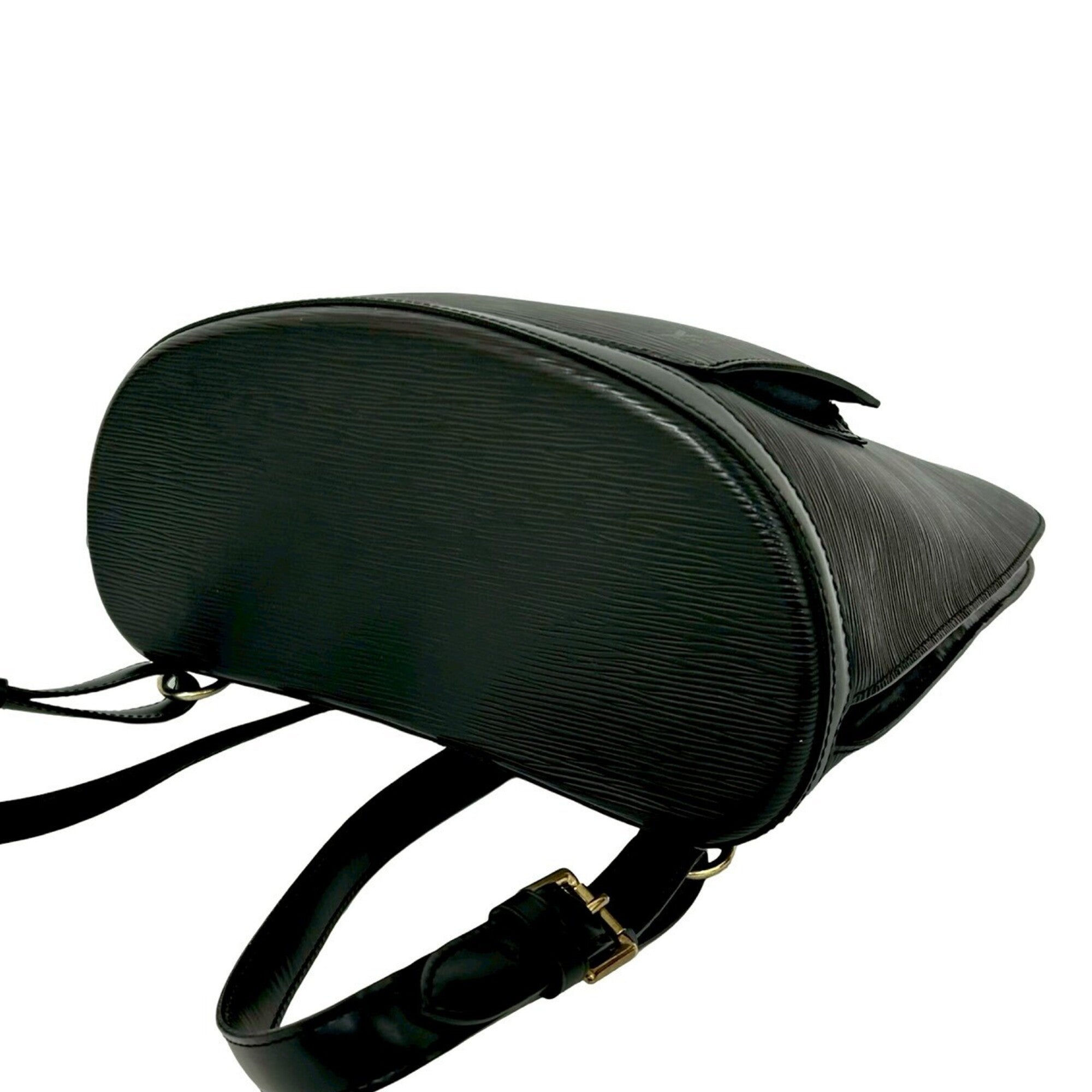 Louis Vuitton Black Leather Backpack (Pre-Owned)