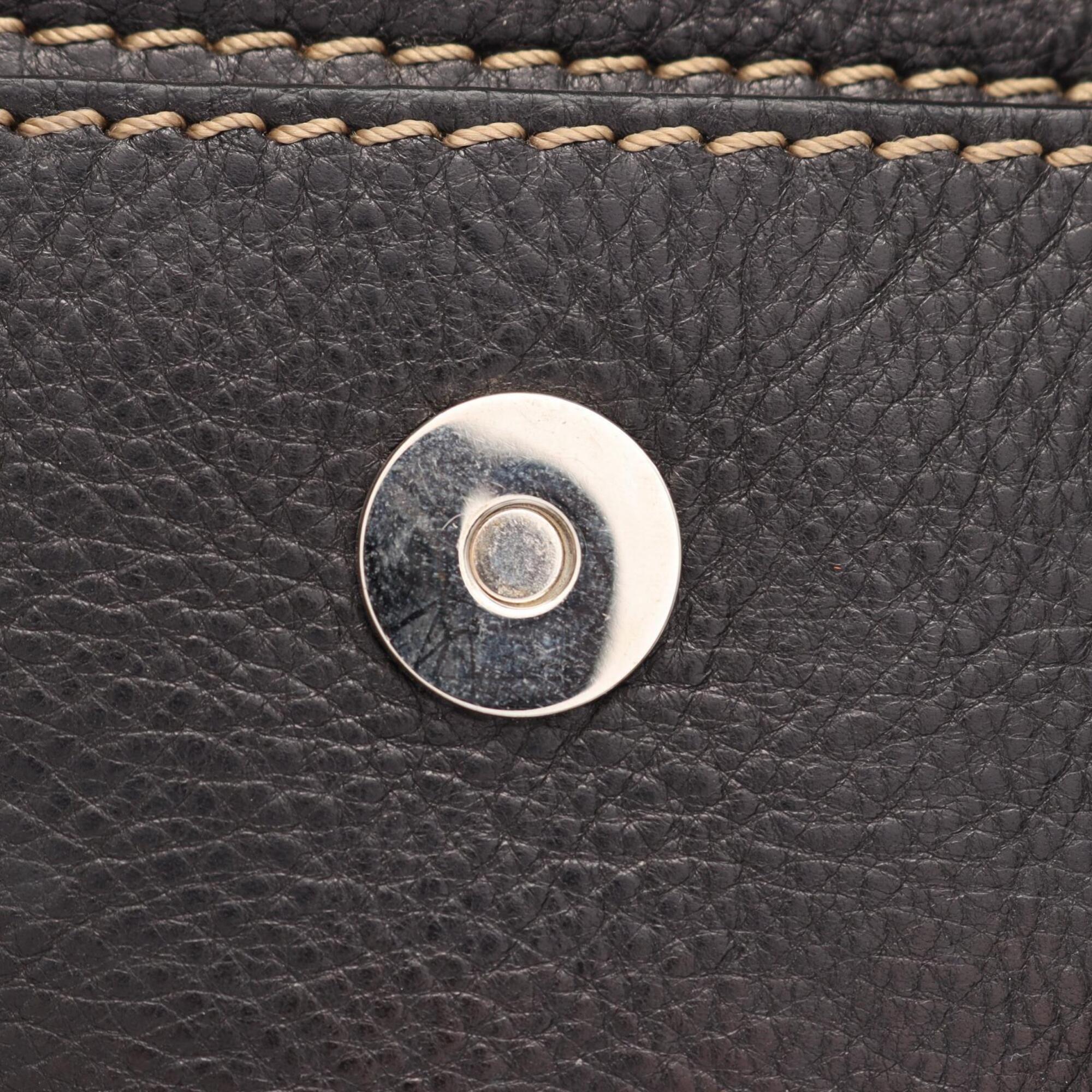 Chloé Black Leather Handbag (Pre-Owned)