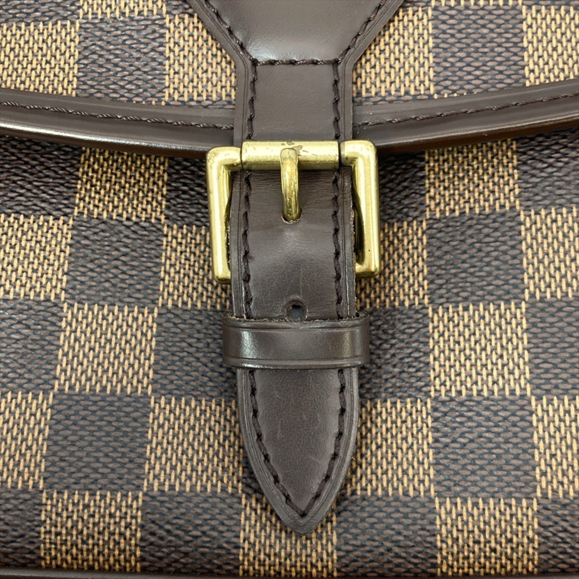 Louis Vuitton Brown Damier Canvas Ebene Shoulder Bag (Pre-Owned)