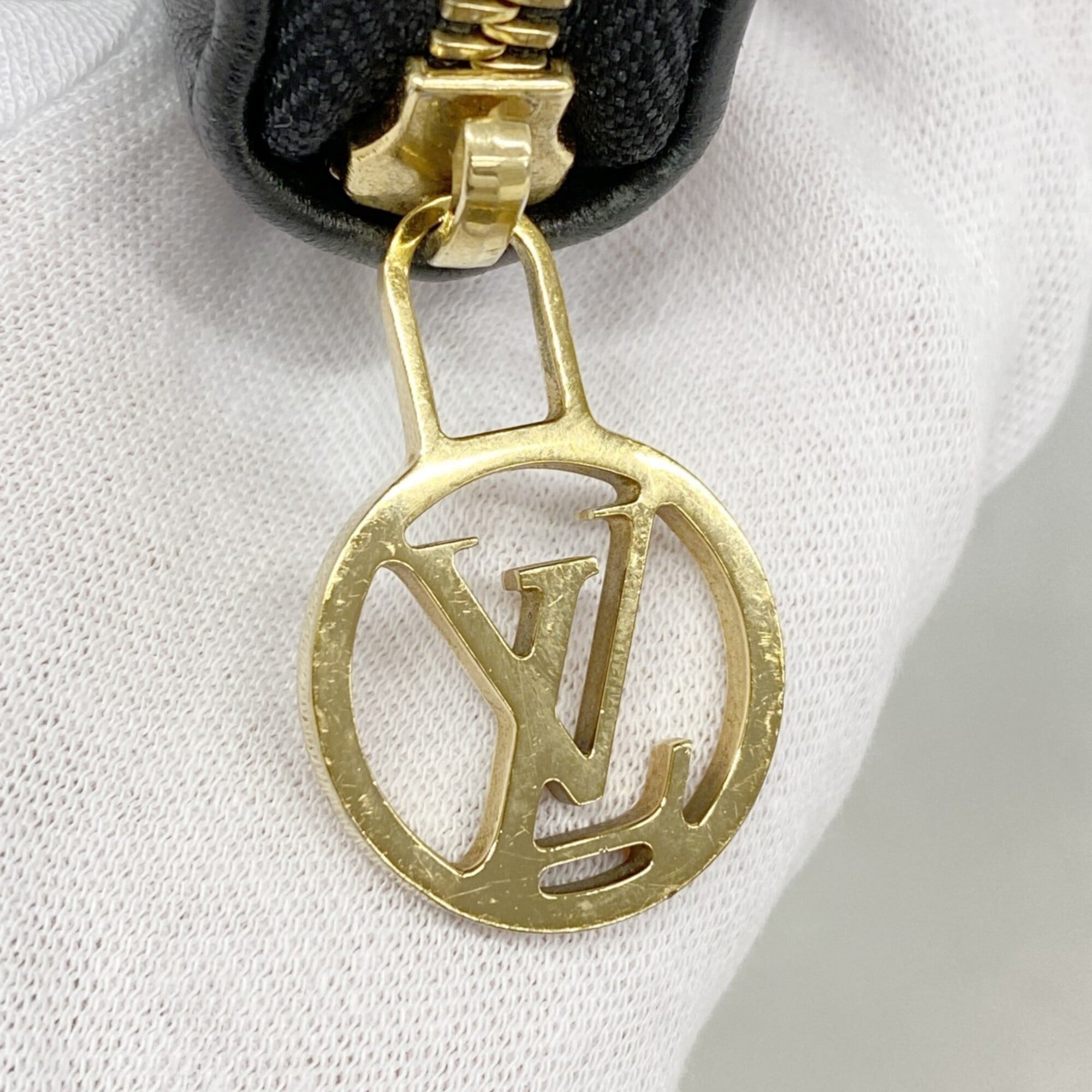 Louis Vuitton Noir Long Wallet (Bi-Fold) (Pre-Owned)