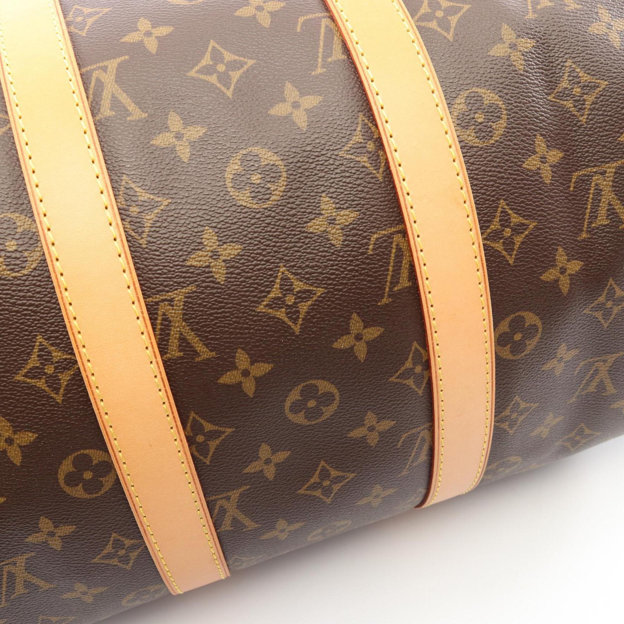Louis Vuitton Brown Monogram Monogram Boston Bag Handbag (Pre-Owned)