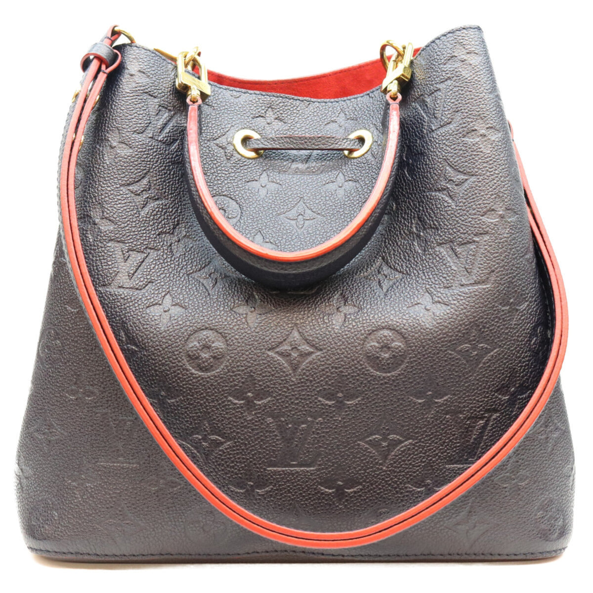 Louis Vuitton Navy Monogram Empreinte Shoulder Bag (Pre-Owned)
