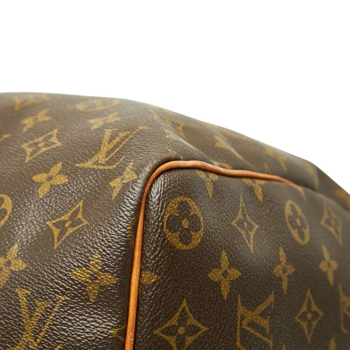 Louis Vuitton Brown Pvc Leather Boston Bag Handbag (Pre-Owned)